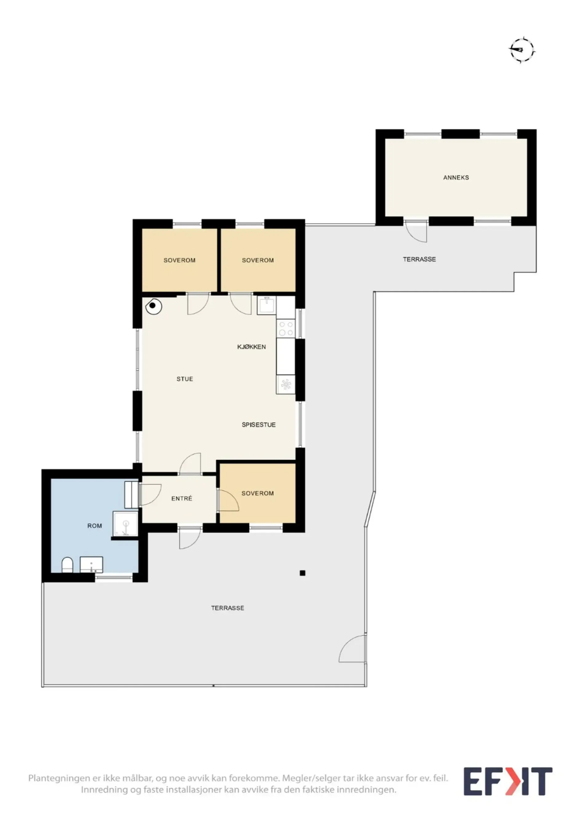 1970s Country House in Veggli with Terrace and Wood Heating - View image 31 of 31