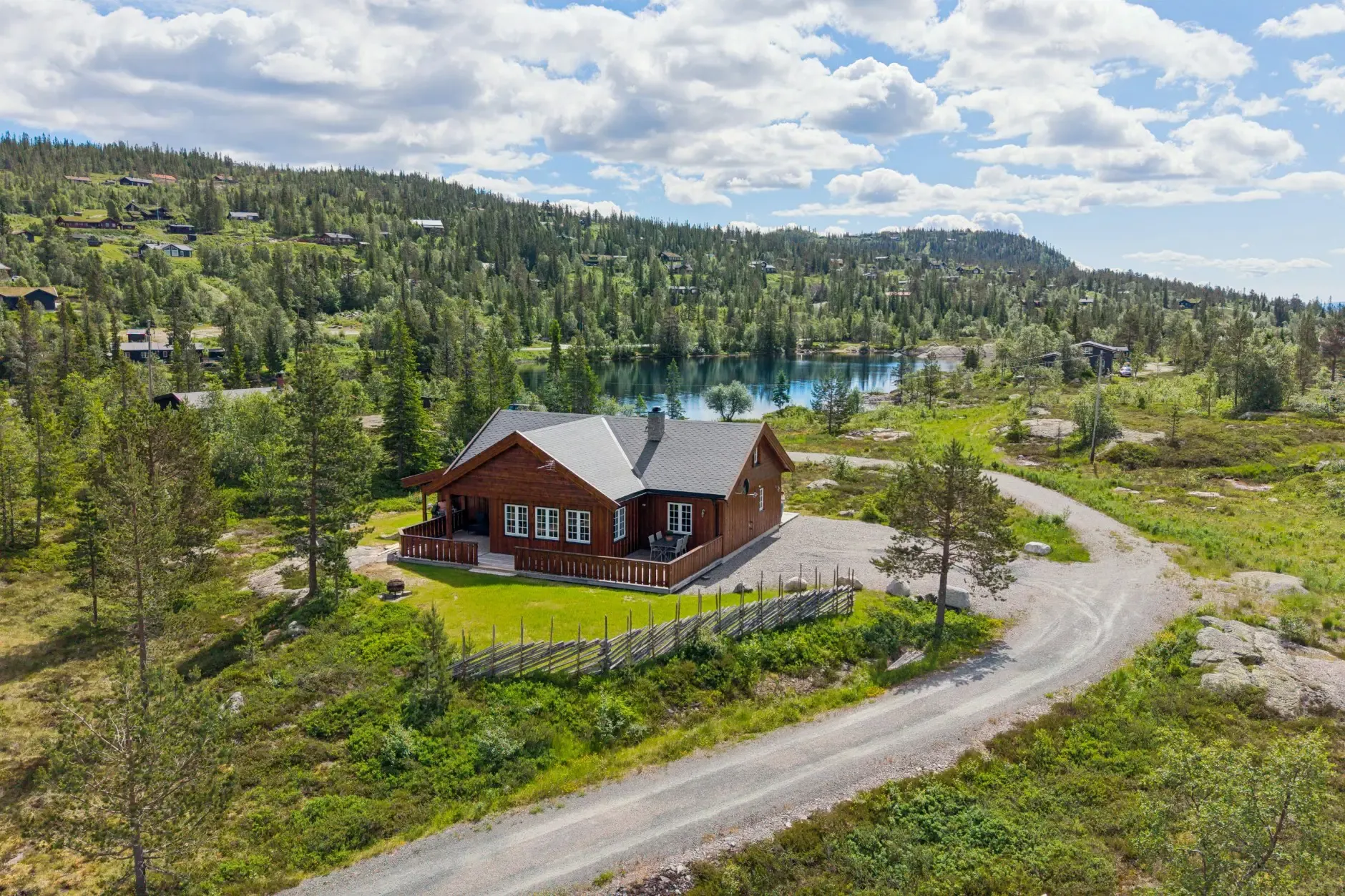 Modern 5-Bedroom Cabin with Sauna and Spacious Terraces in Tuddal, Norway - Image 1