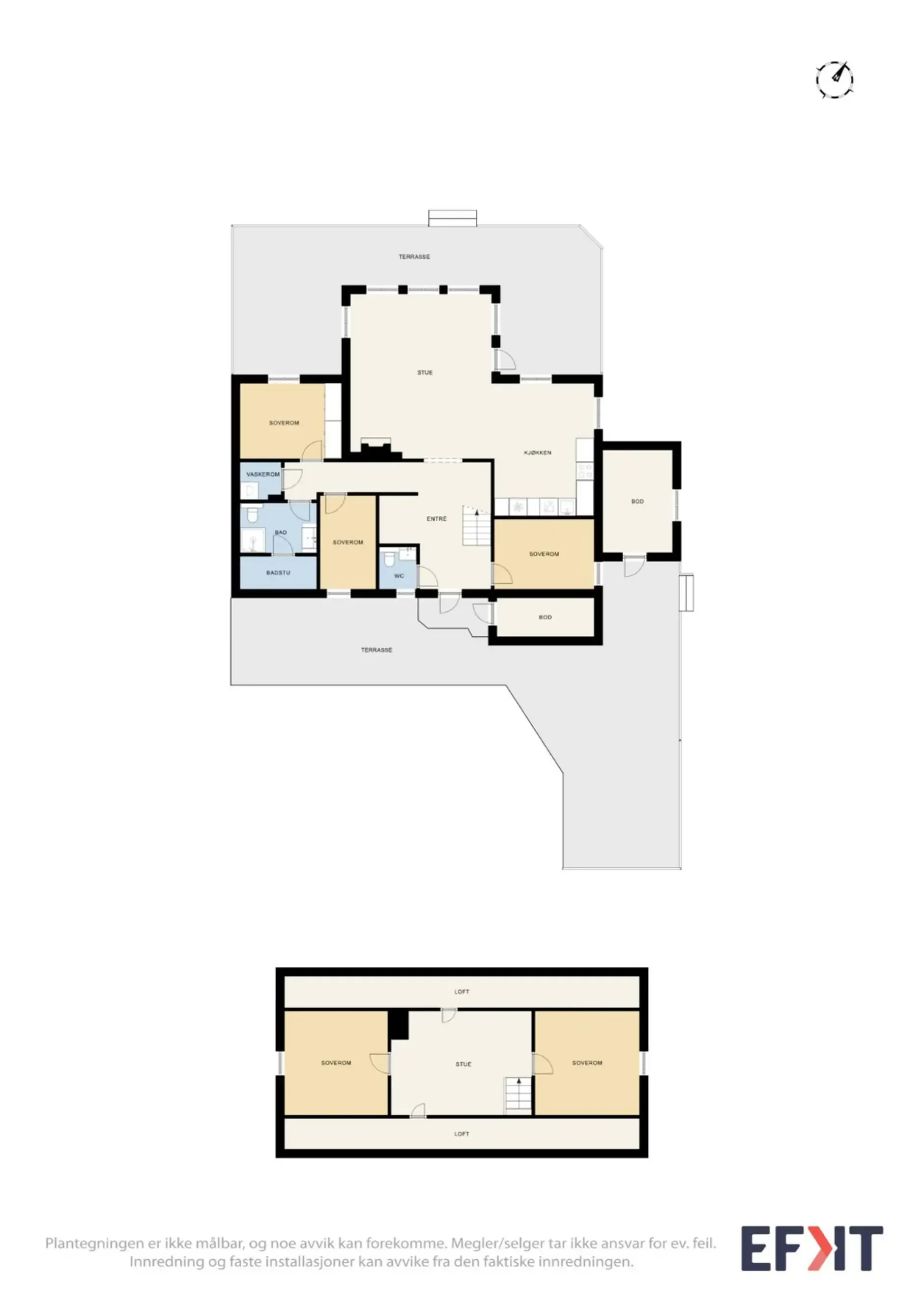 Modern 5-Bedroom Cabin with Sauna and Spacious Terraces in Tuddal, Norway - View image 31 of 35