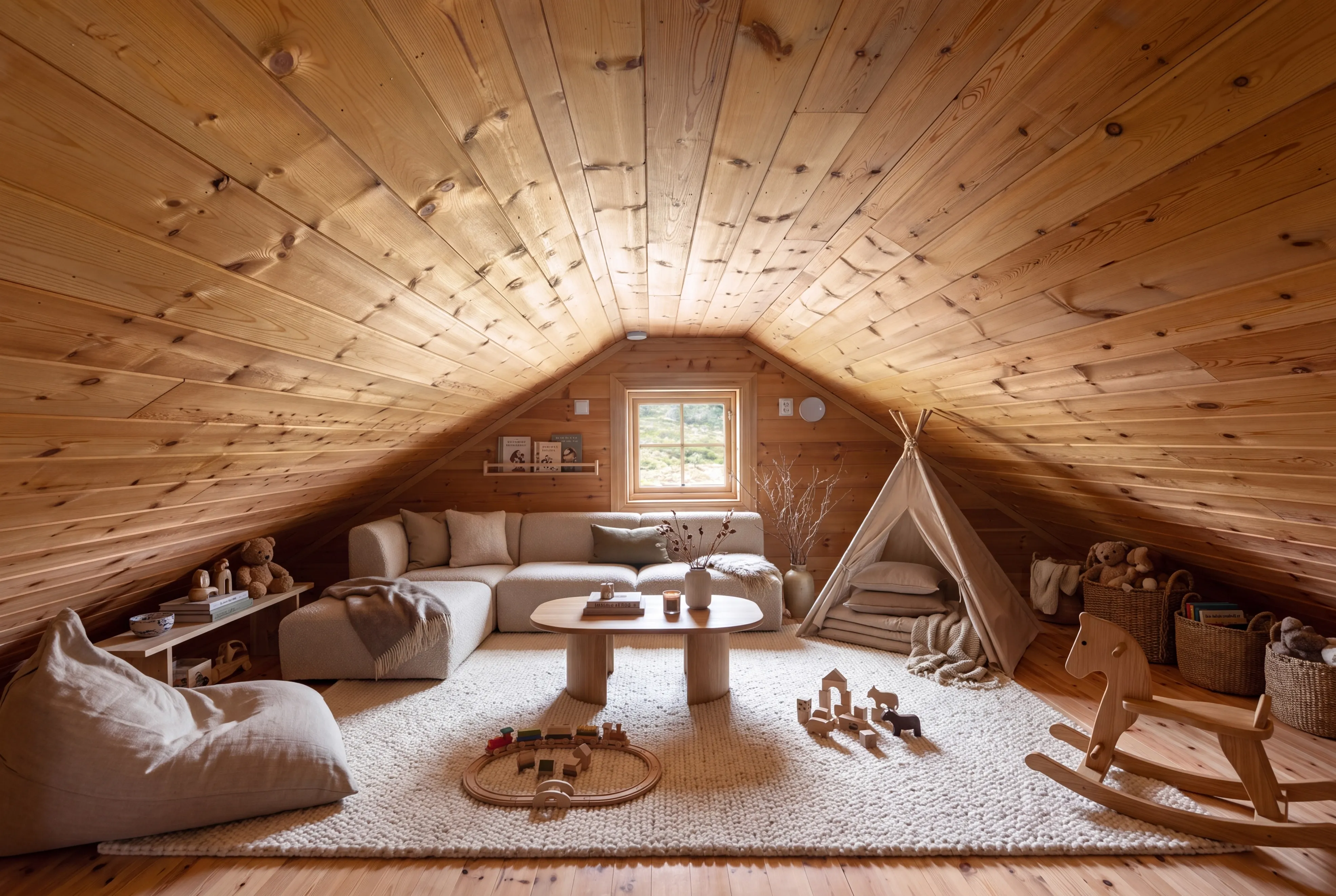 1990s Norwegian Cabin with Panoramic Views and Terrace in Ustaoset - View image 9 of 41