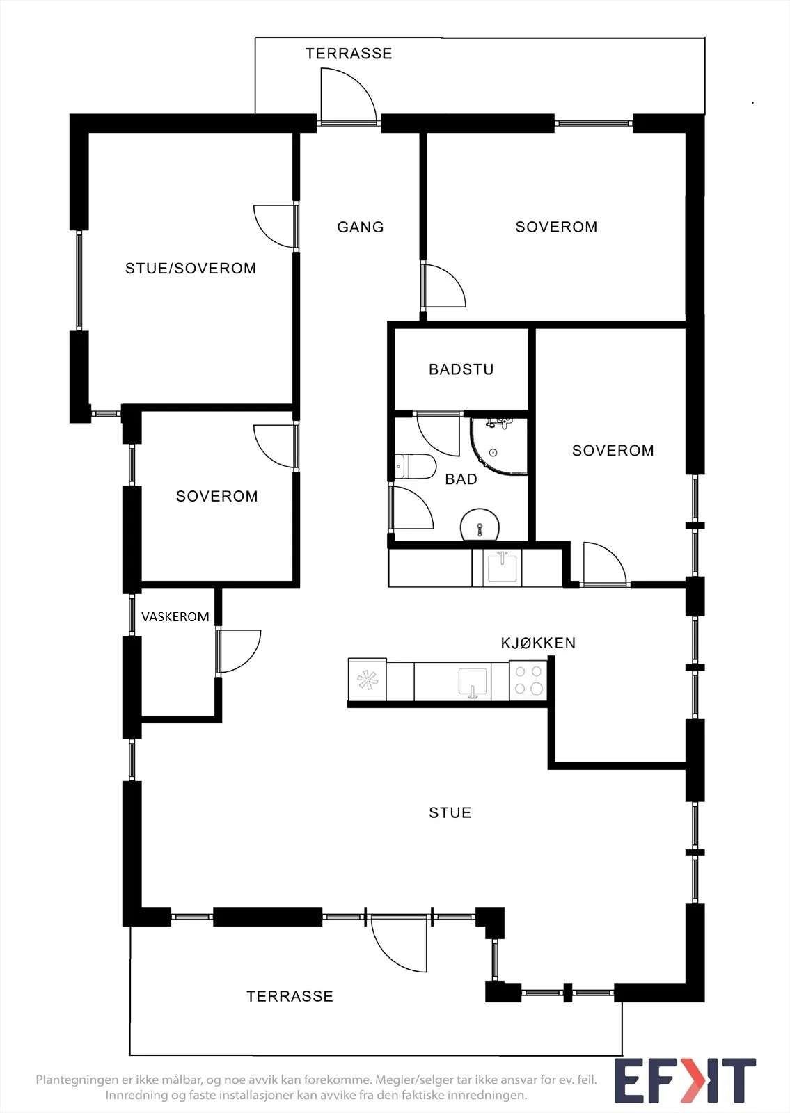1965 Cabin in Viken: 4 Bedrooms, Ski Trails and Modern Upgrades - View image 25 of 28