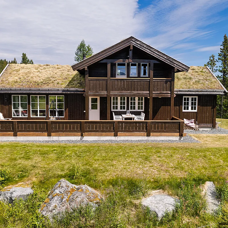 Contemporary 4-Bedroom Family Home in Gol, Norway with Expansive Outdoor Space