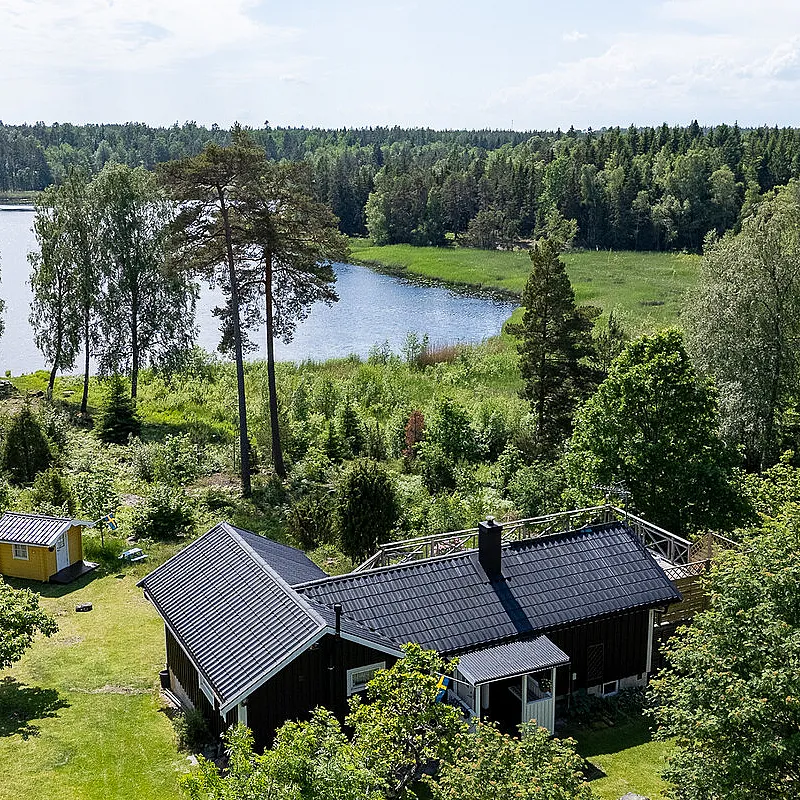1960s Swedish Retreat with Pool and Terrace in Norrtälje