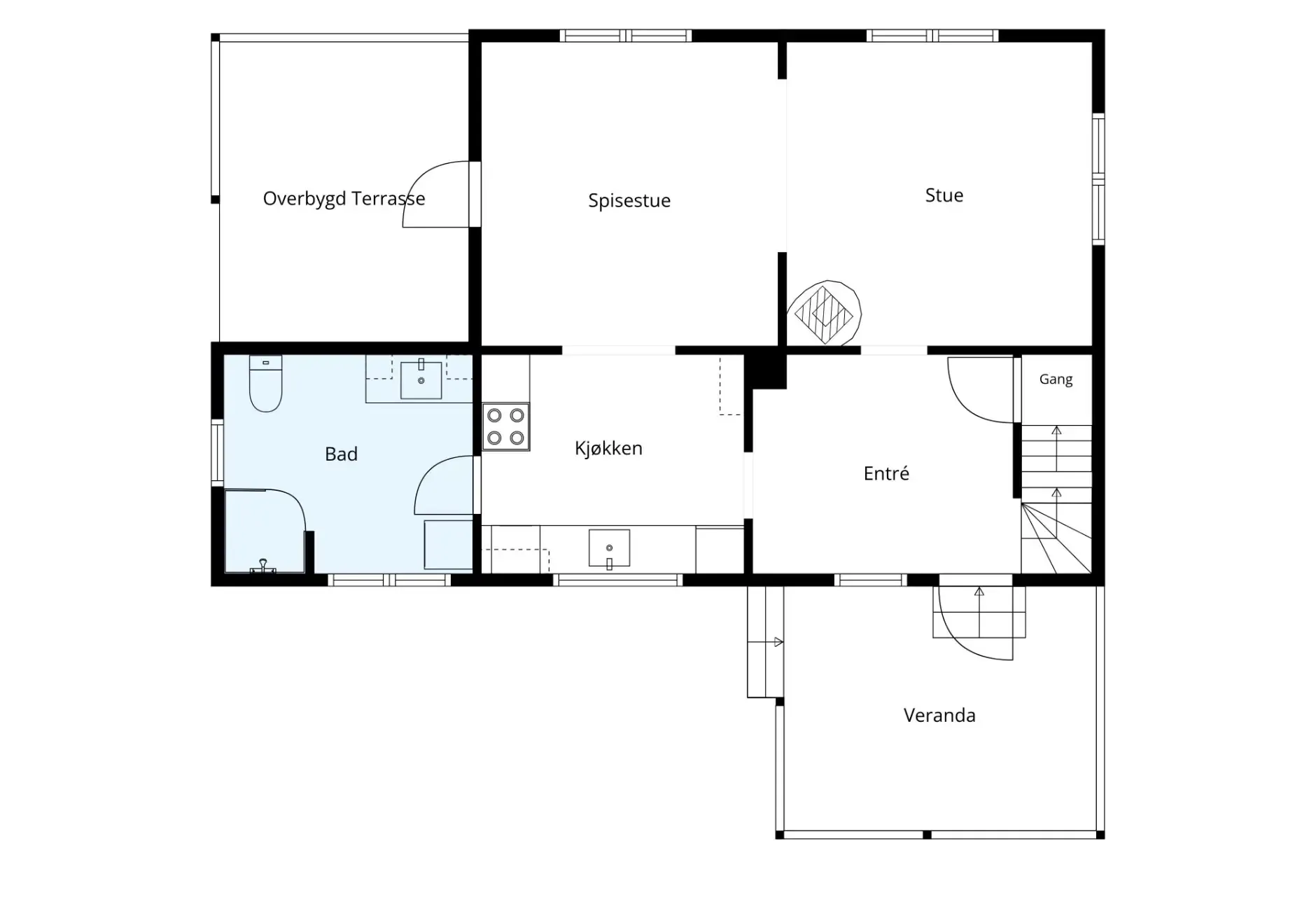 1950s Hemnes House with Garden and Terraces, Ideal for Families - View image 12 of 47