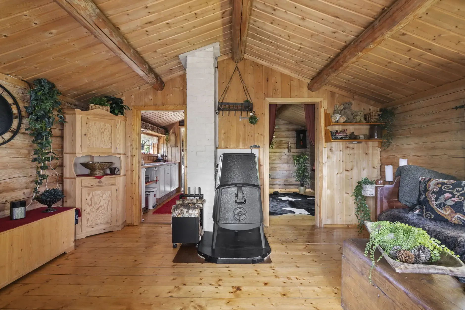 Norwegisches Landhaus aus den 1960er Jahren mit weitläufigem Grundstück in Dalen - Bild 20 von 40 anzeigen