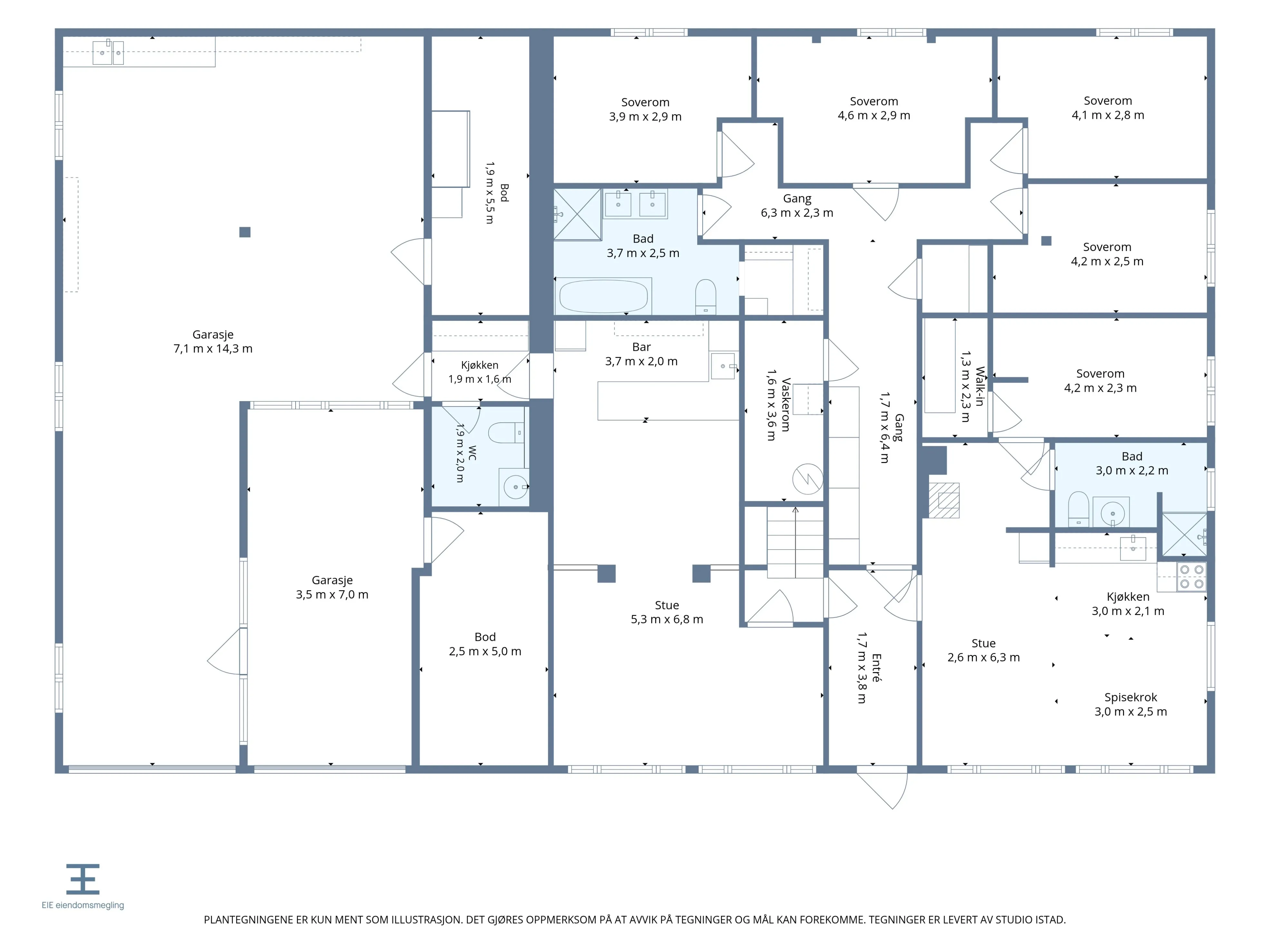 2010 Timber House with 7 Bedrooms and Expansive Garden in Eidsvåg, Norway - View image 41 of 56
