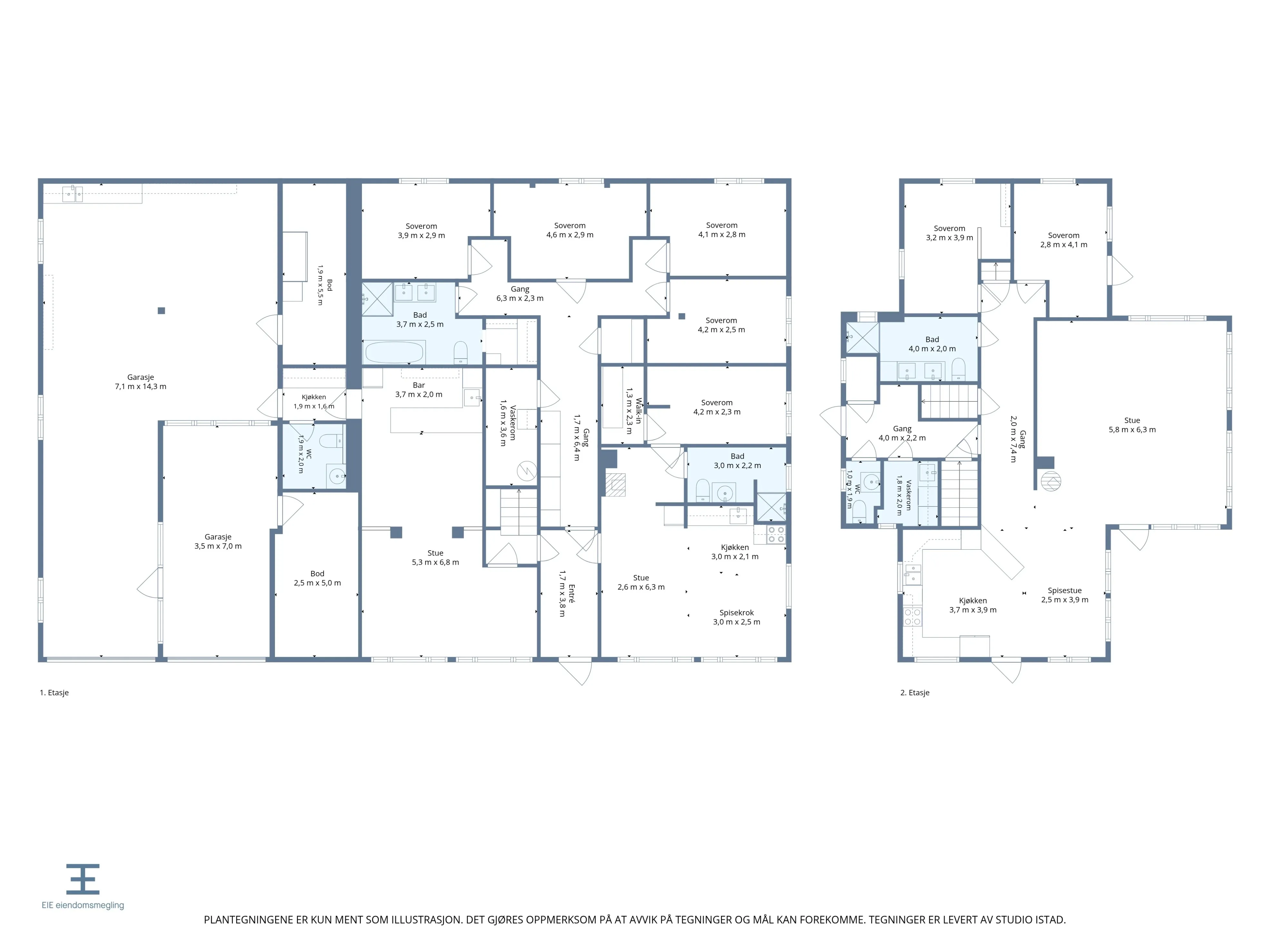 2010 Timber House with 7 Bedrooms and Expansive Garden in Eidsvåg, Norway - View image 42 of 56