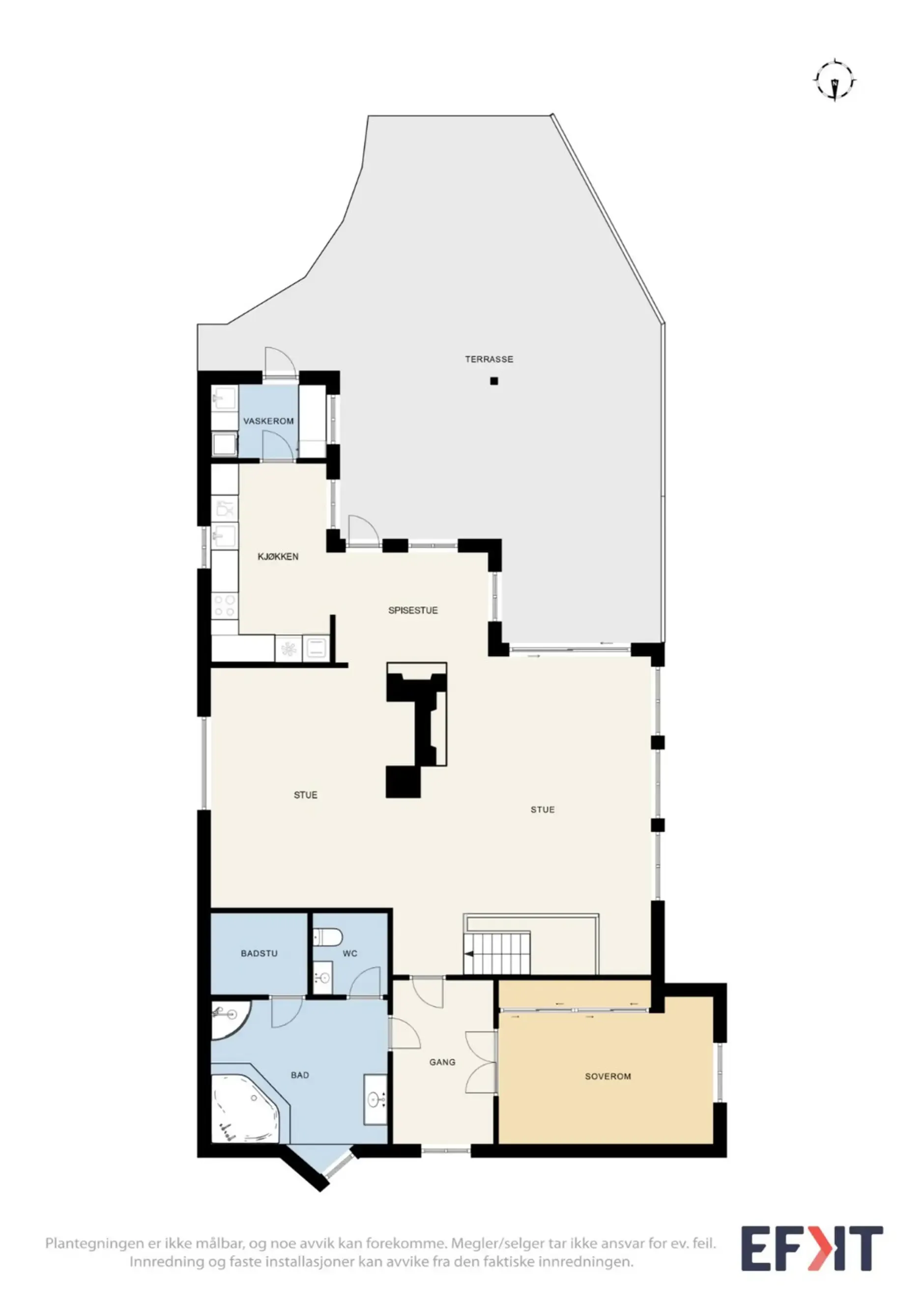 Modern 3-Bedroom House with Fjord Views and Expansive Terrace in Spikkestad - View image 40 of 53