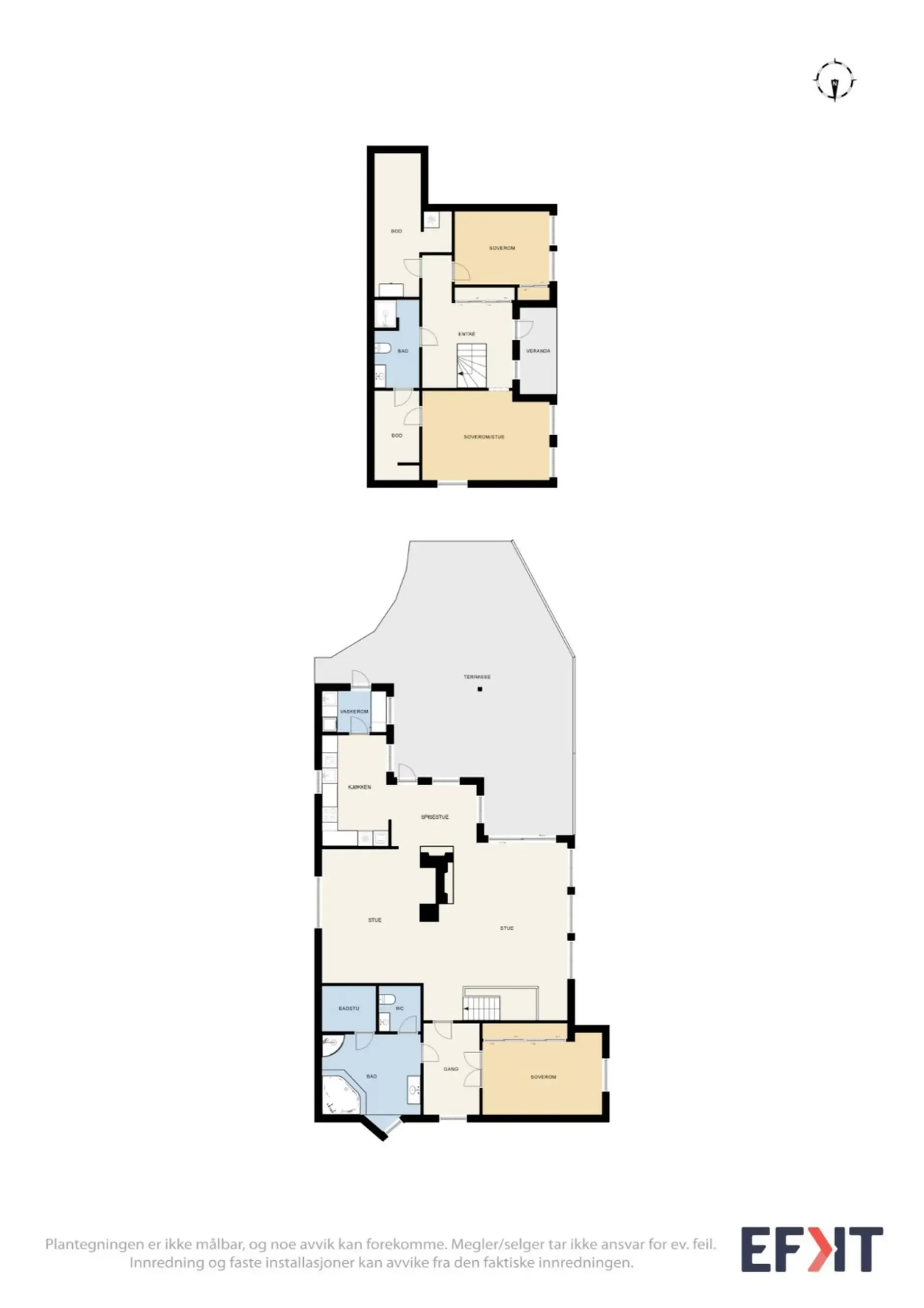 Modern 3-Bedroom House with Fjord Views and Expansive Terrace in Spikkestad - View image 42 of 53