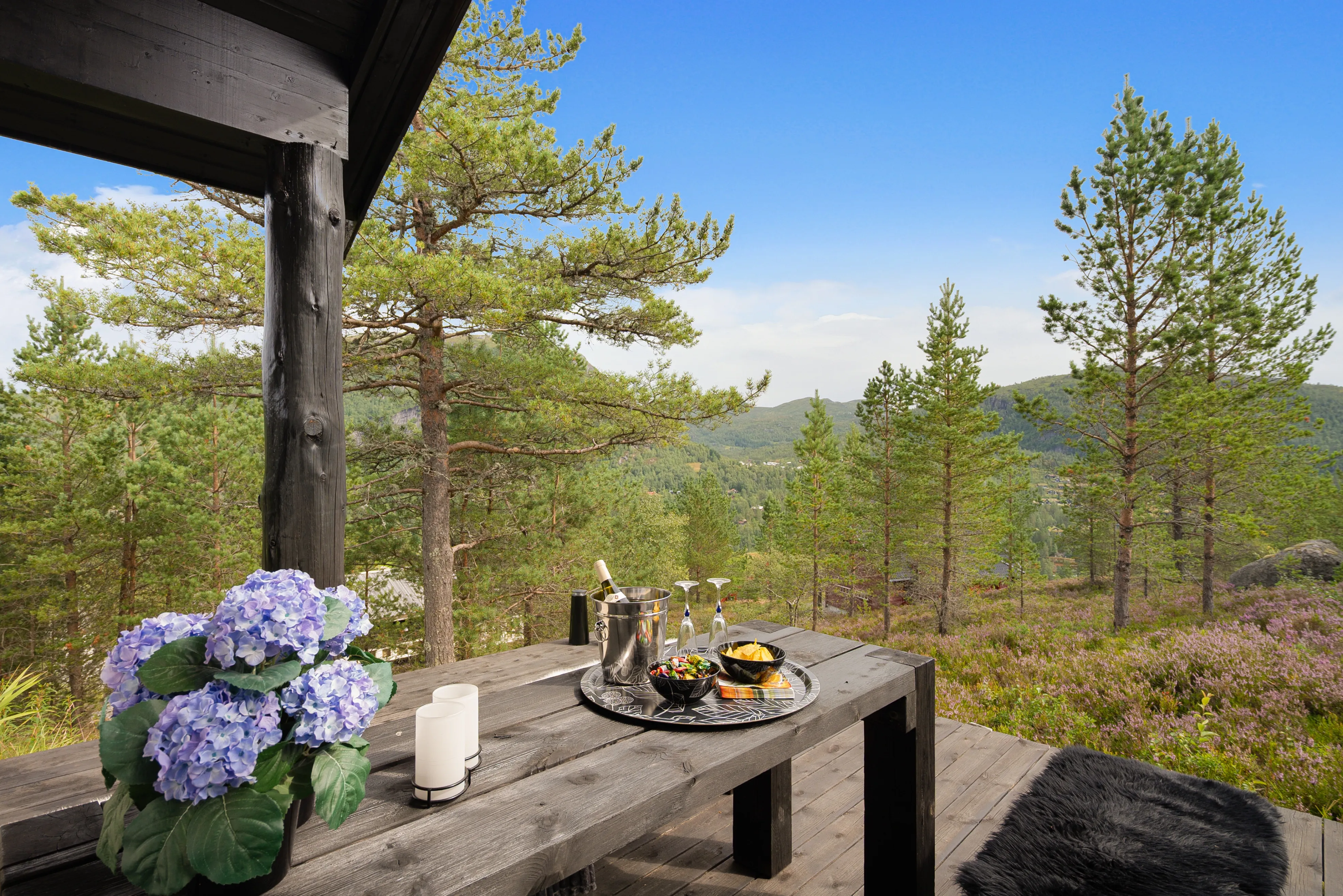 Architect-Designed 3-Bedroom Cabin with Expansive Terrace in Sirdal, Norway - View image 7 of 35