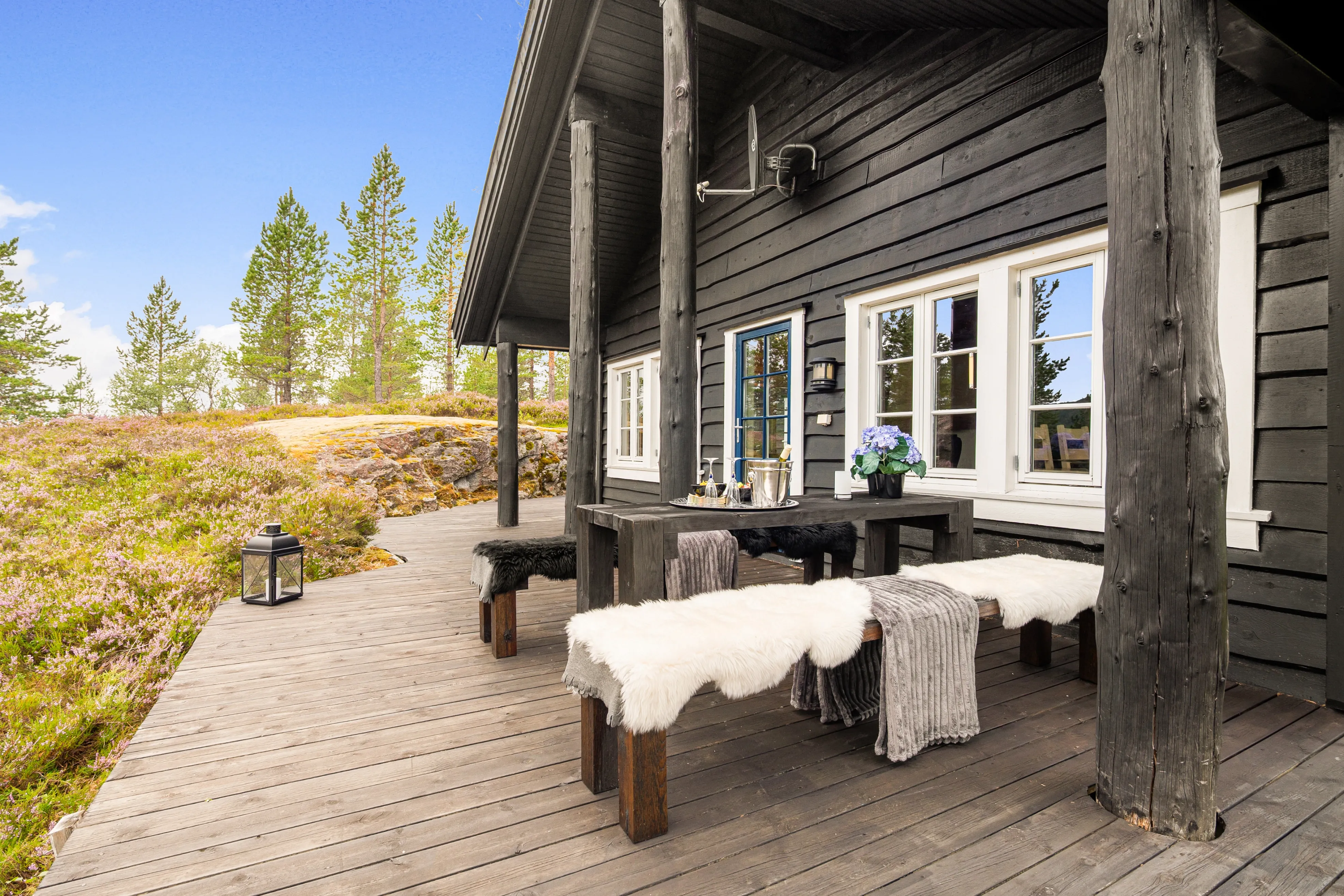 Architect-Designed 3-Bedroom Cabin with Expansive Terrace in Sirdal, Norway - View image 8 of 35
