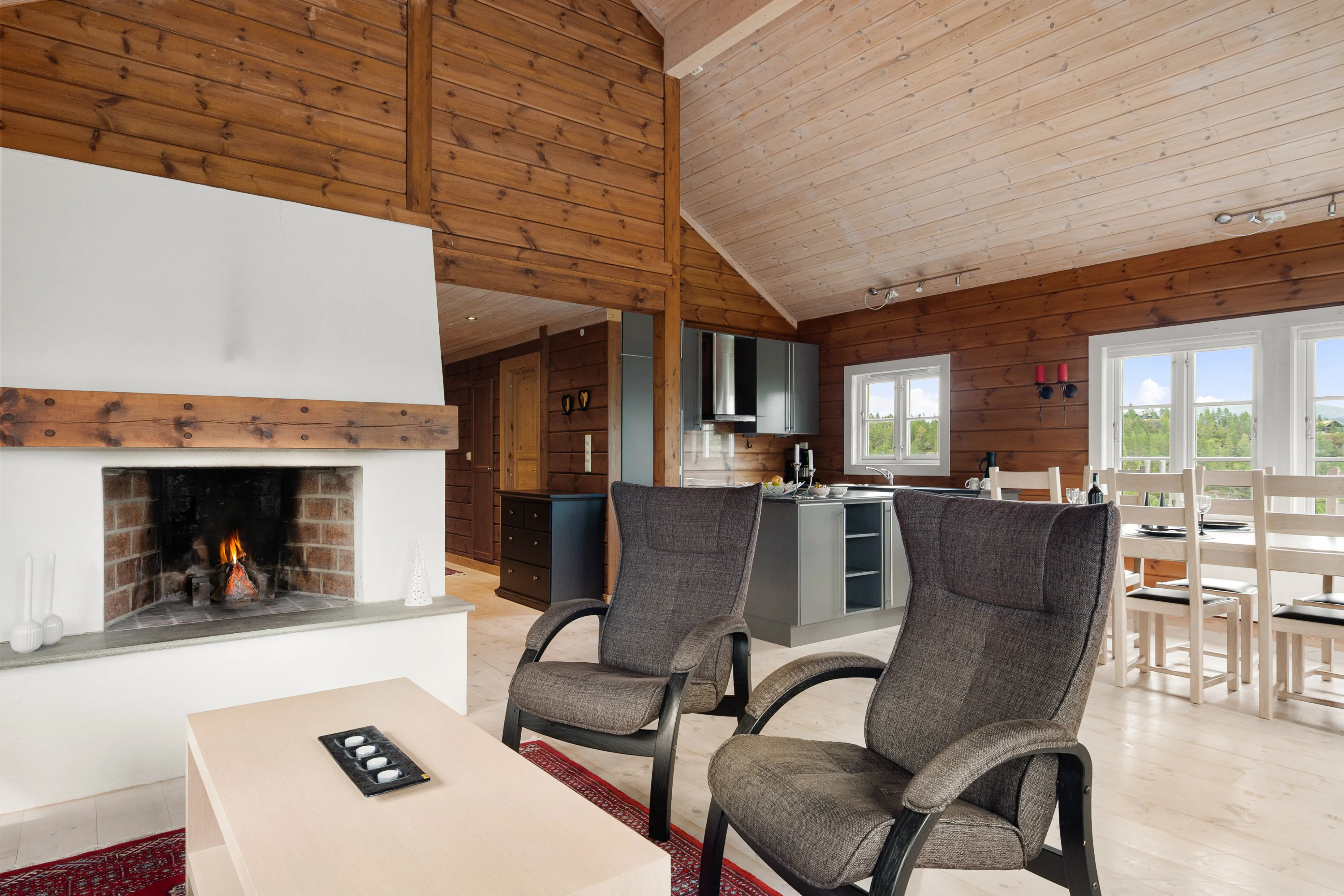 Architect-Designed 3-Bedroom Cabin with Expansive Terrace in Sirdal, Norway - View image 9 of 35