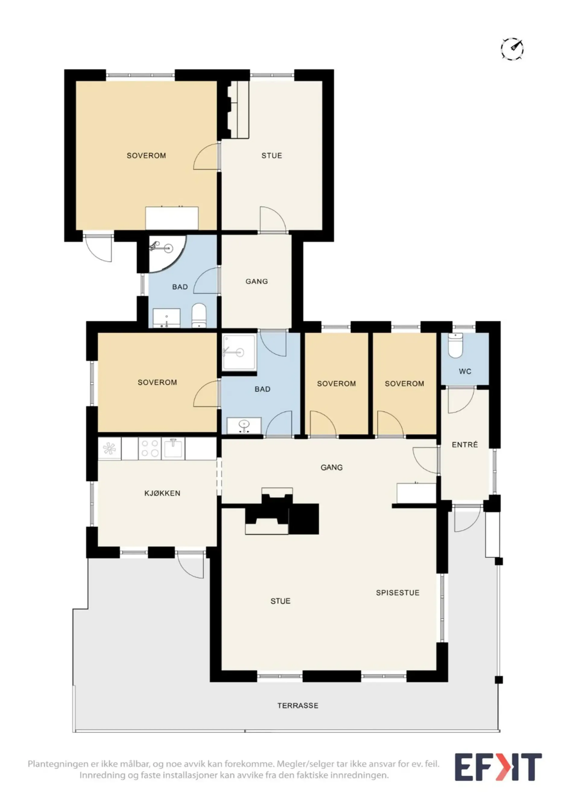 Vinje Cabin Retreat: 4 Bedrooms, Expansive Terrace, and Cosy Fireplaces - View image 27 of 30