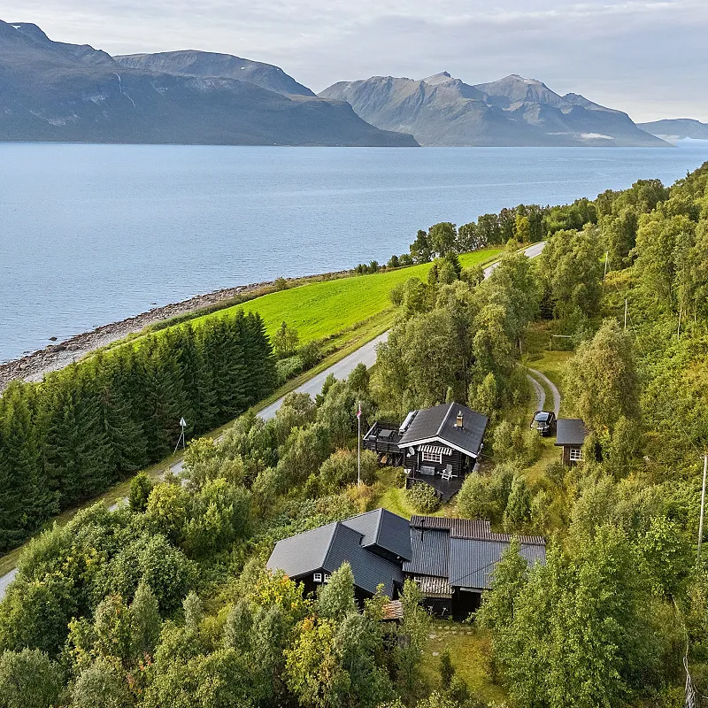 1960s Scandinavian House in Svensby with Sea Access and Spacious Grounds