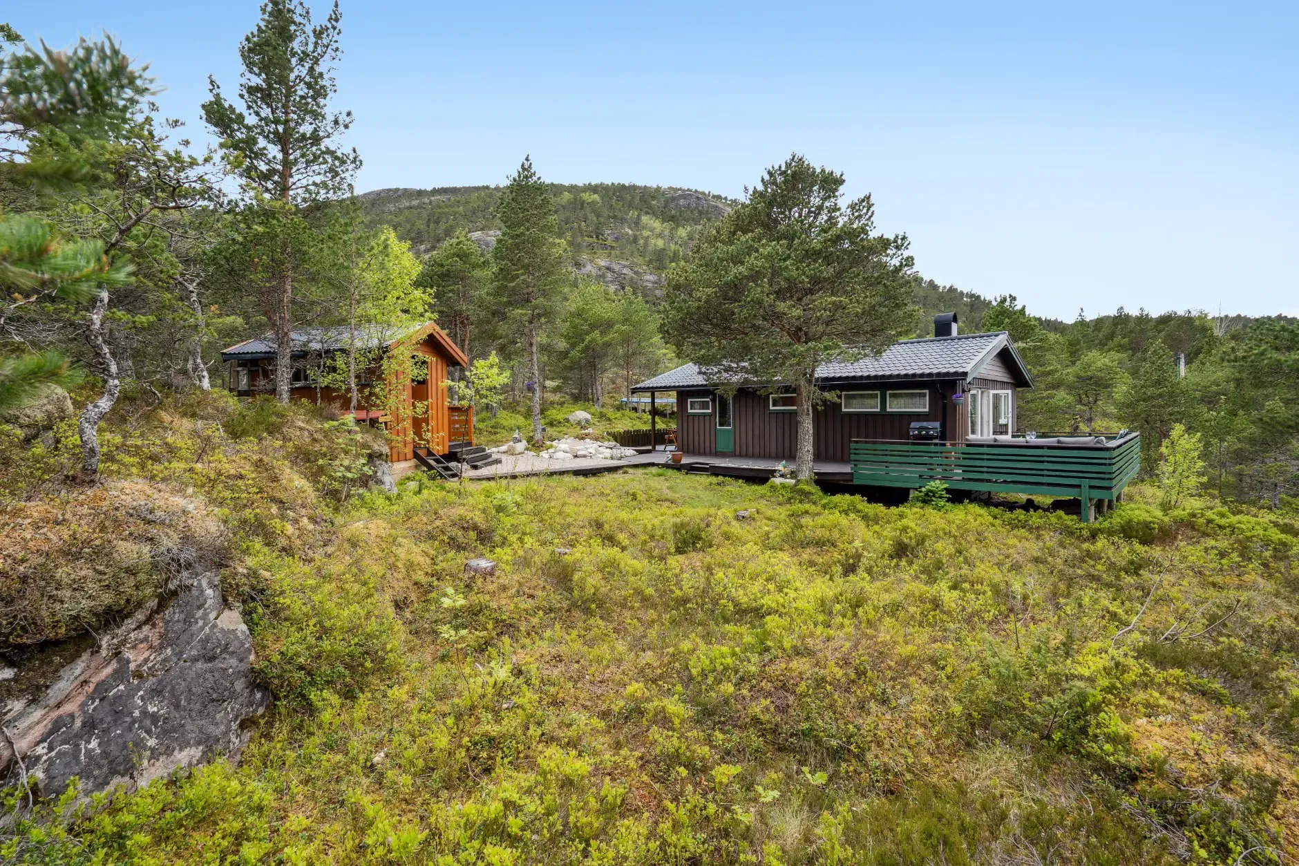 1970s Norwegian Cabin with Private Jetty and Sea Proximity - Image 3
