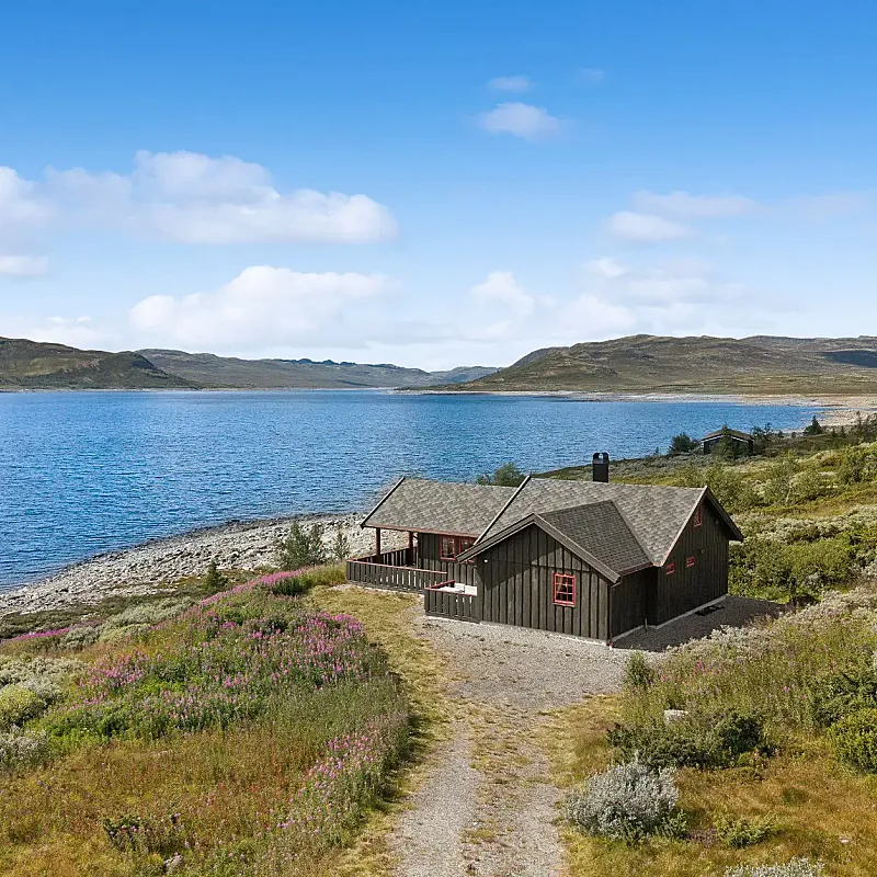2009 Country House with Lakeside Terrace in Nore og Uvdal, Norway