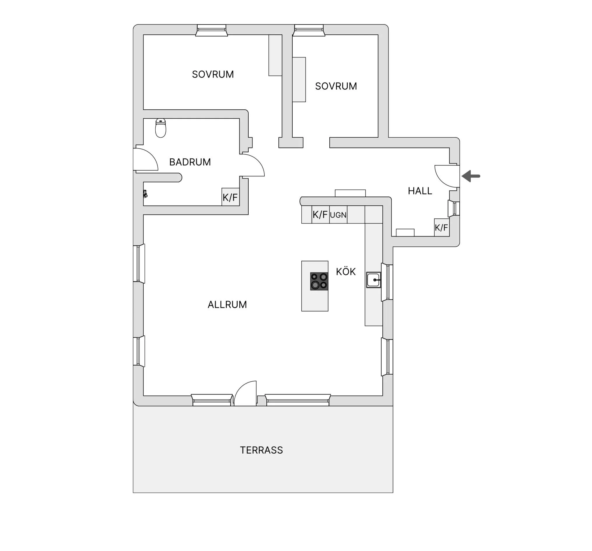 Modern 5-Bedroom Country House with Garden and Terrace in Swedish Lapland - View image 41 of 42