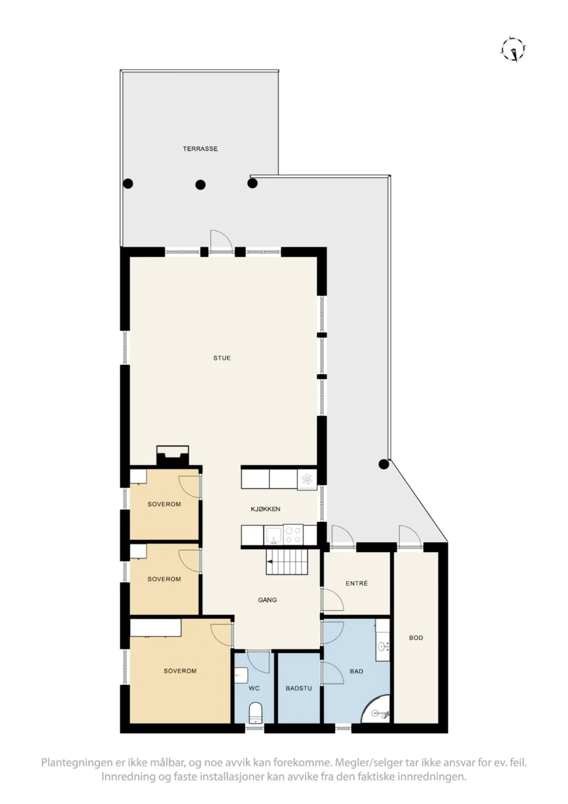 Contemporary 3-Bedroom Country House with Expansive Terrace in Eggedal - View image 7 of 31