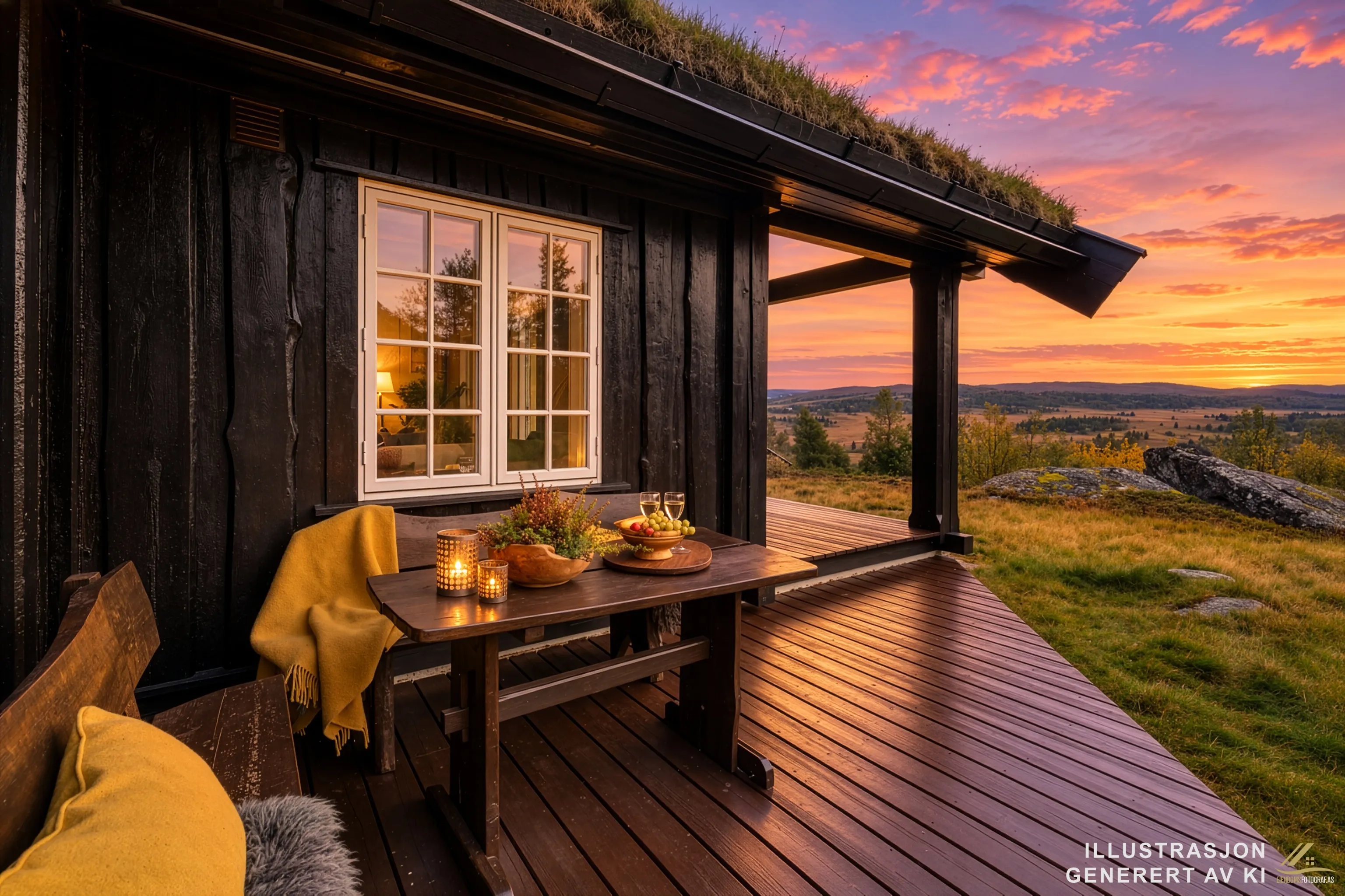 Modern 3-Bedroom Cabin in Viken with Panoramic Views and Sauna - View image 30 of 55