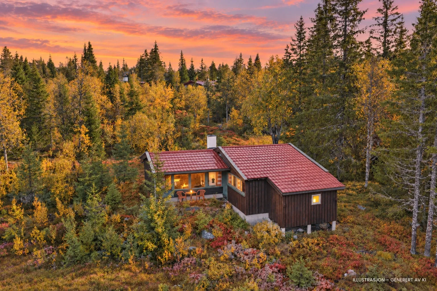 1960s Furnished Cabin with Expansive Lot in Flå, Norway - View image 31 of 37