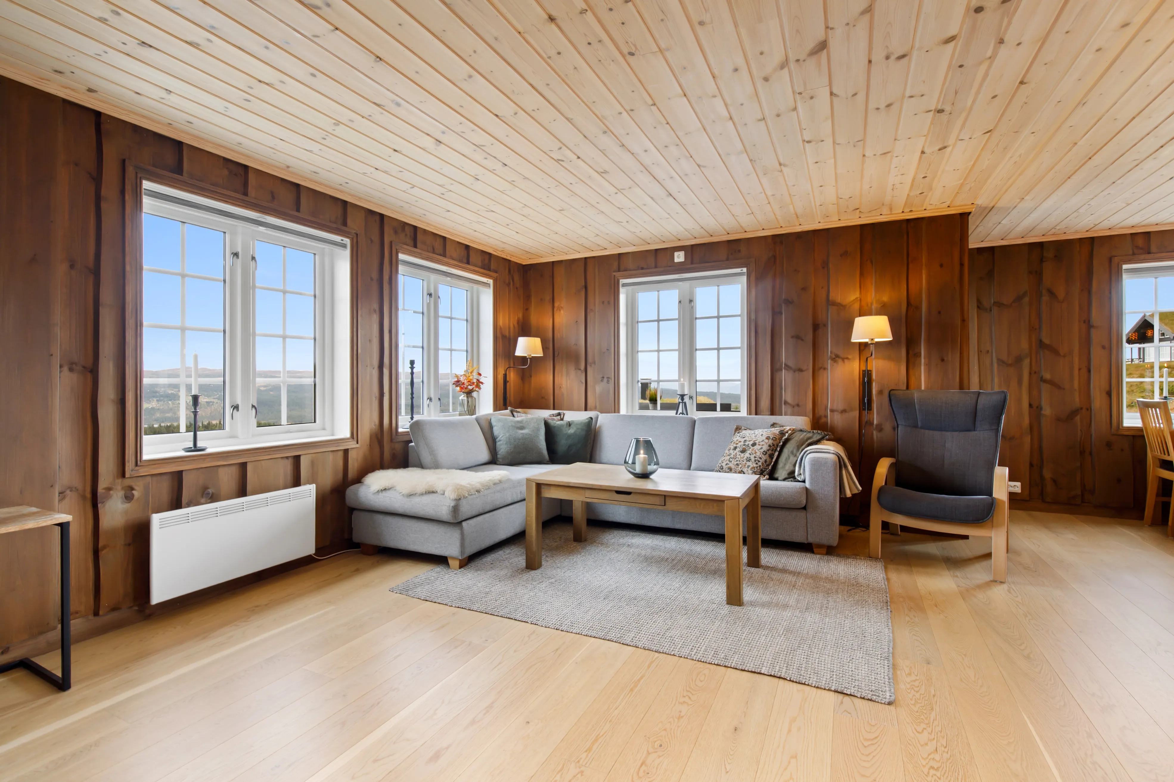 Modern 2-Bedroom Cabin with Terrace in Norway's Scenic Lyserstølen - View image 6 of 46