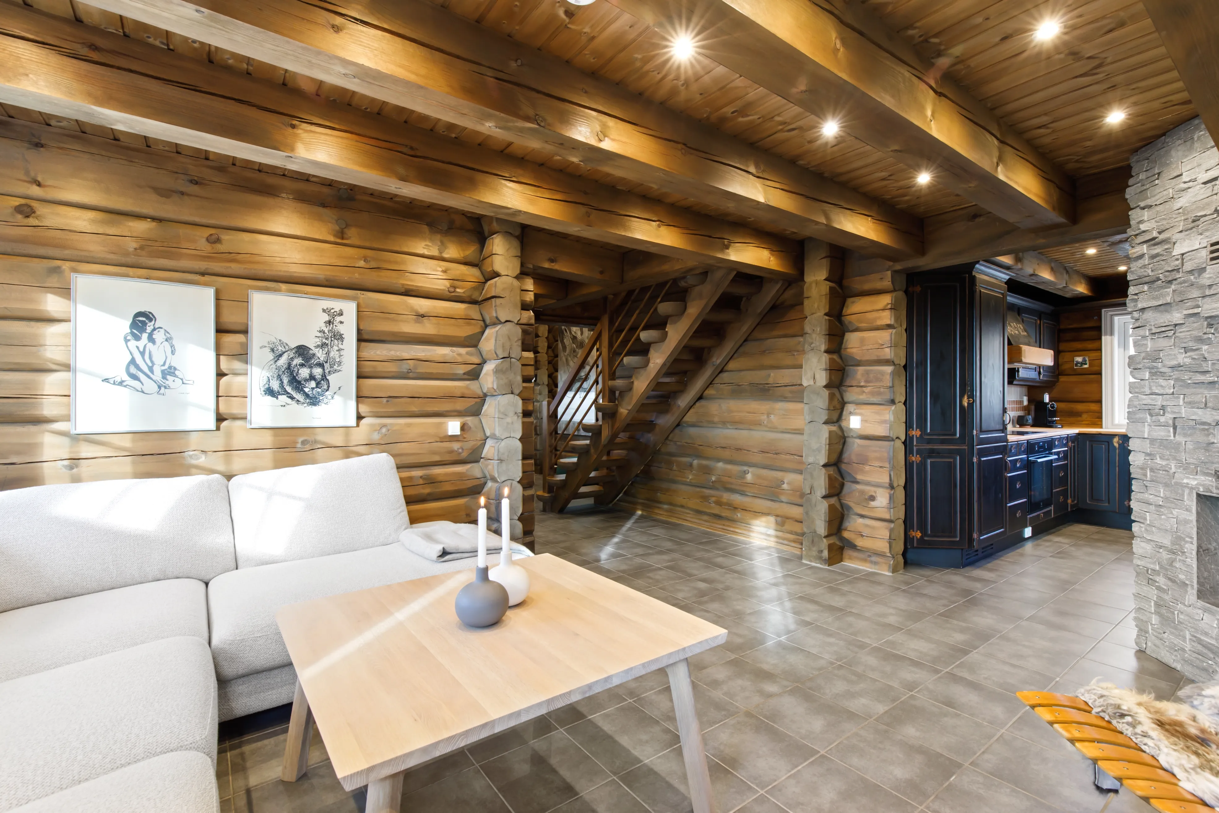 Contemporary 4-Bedroom Cabin with Mountain Views in Flå, Norway - View image 11 of 62