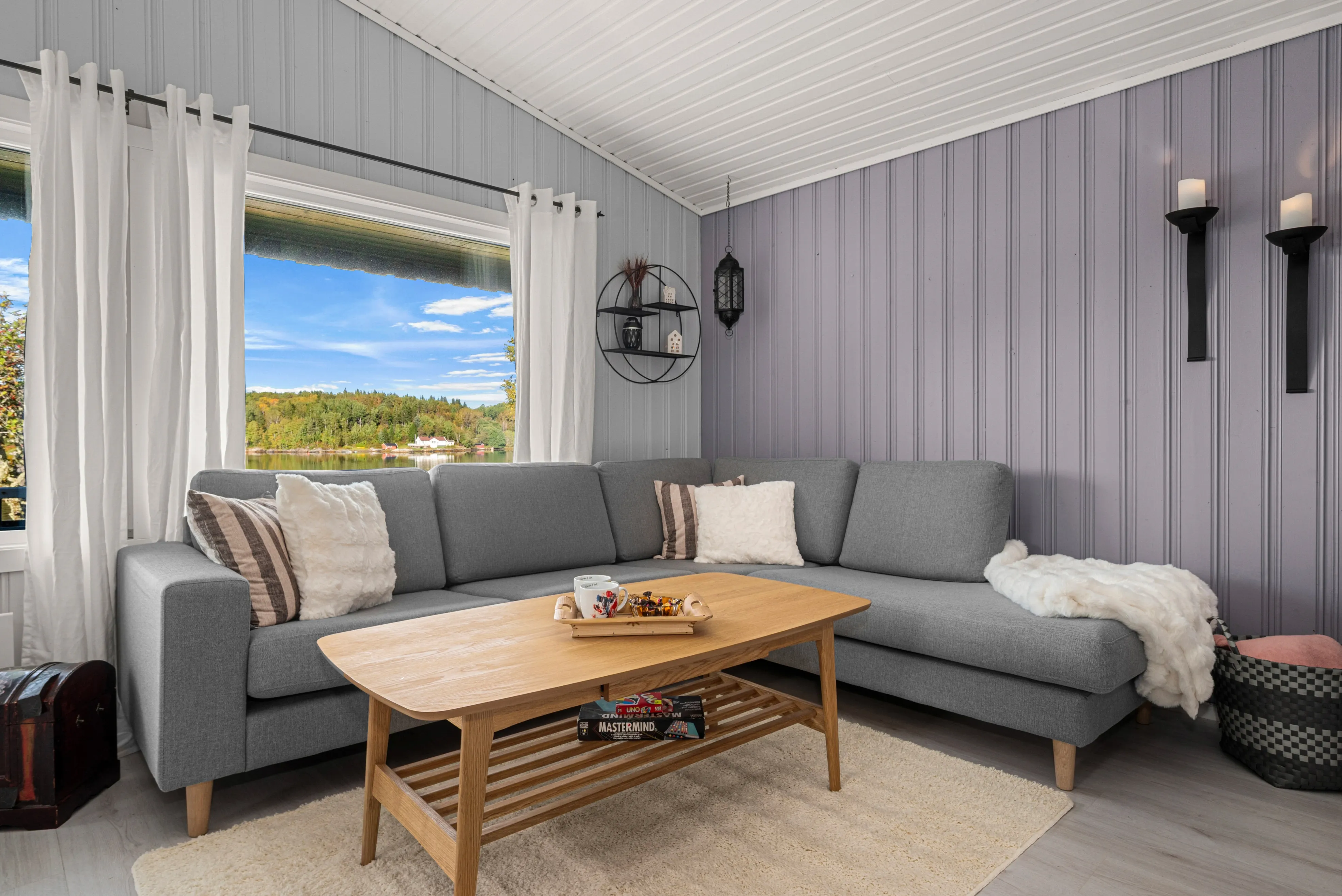 1970s Lakeside Cabin with Terrace and Dock in Hitra, Norway - View image 10 of 30