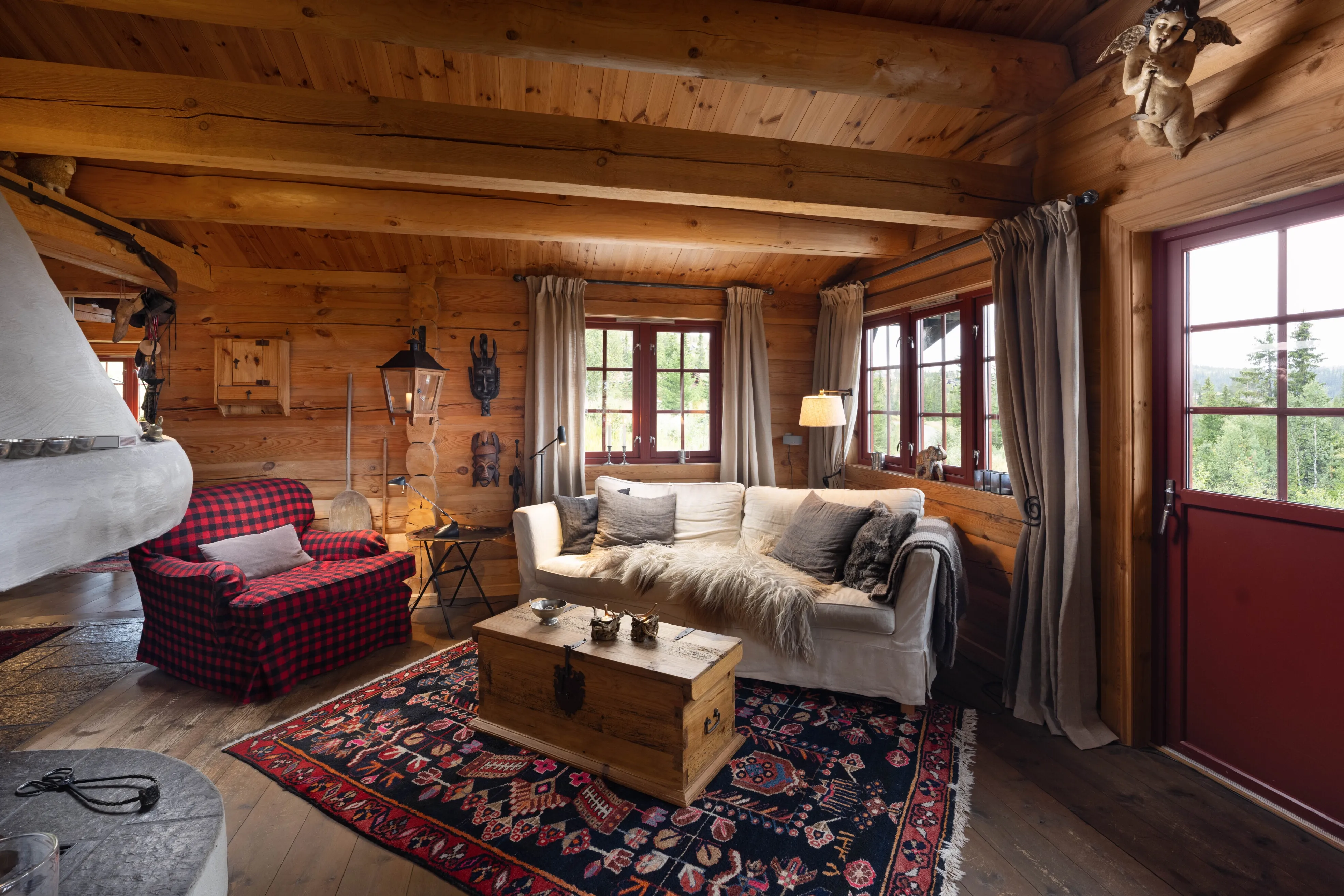 4-Bedroom Log Cabin with Fireplace and Terrace in Scenic Nesbyen, Norway - View image 16 of 46