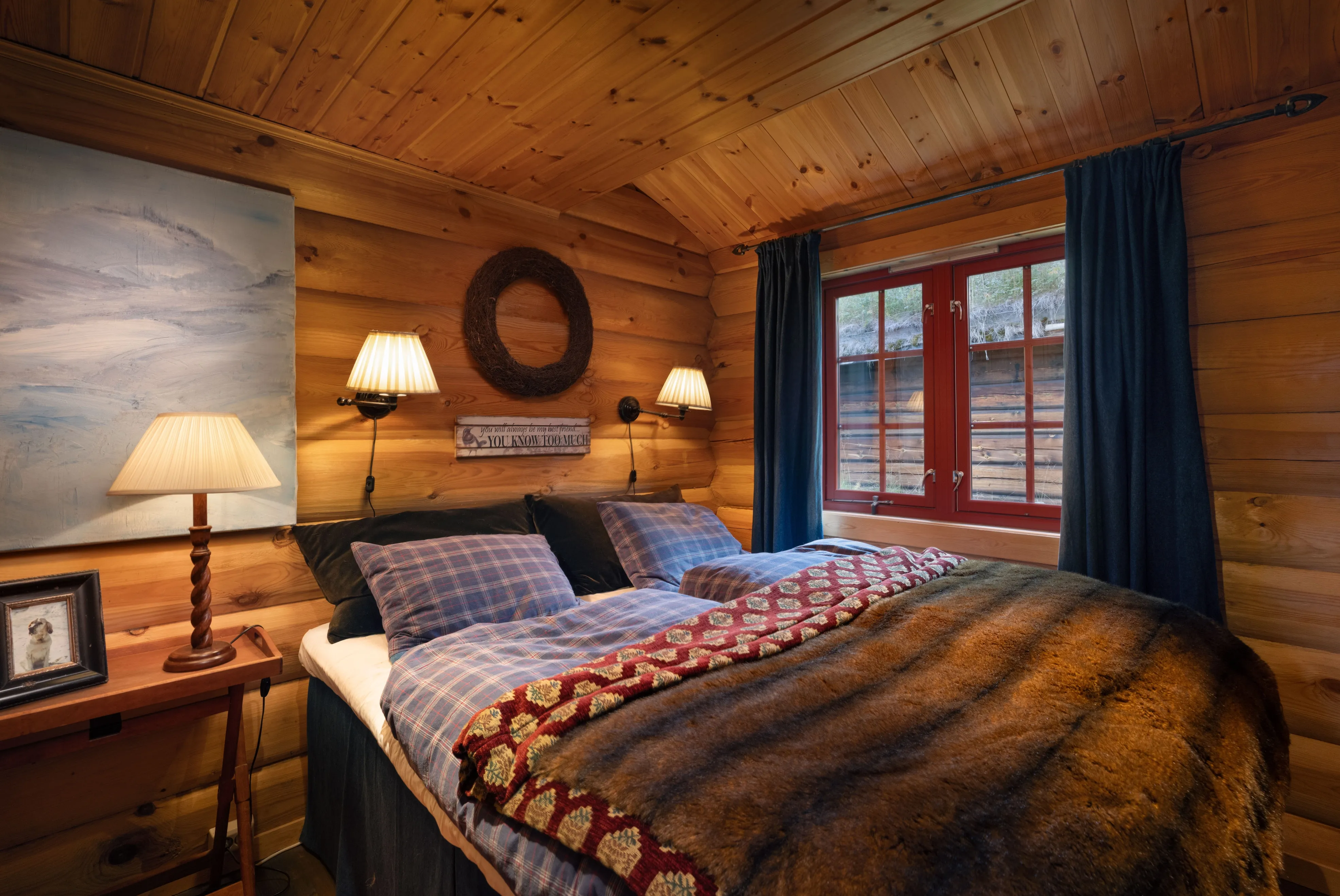 4-Bedroom Log Cabin with Fireplace and Terrace in Scenic Nesbyen, Norway - View image 21 of 46