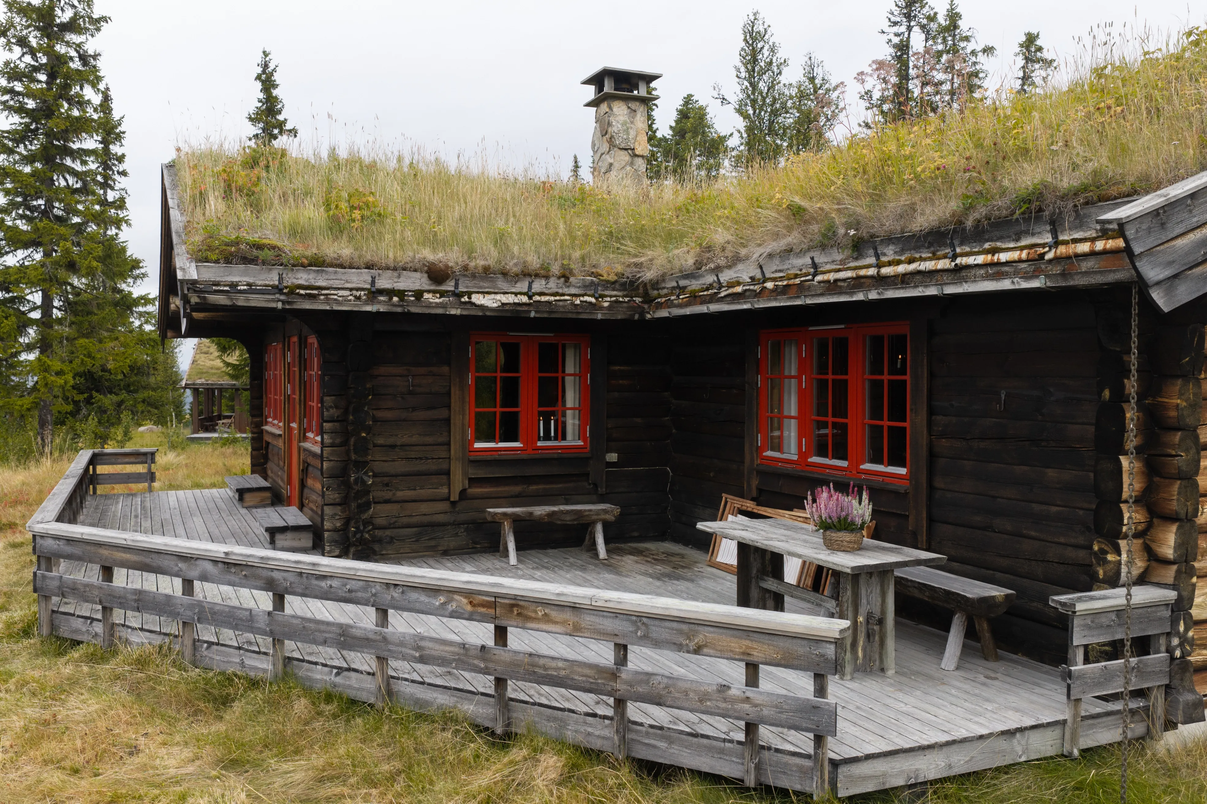 4-Bedroom Log Cabin with Fireplace and Terrace in Scenic Nesbyen, Norway - View image 36 of 46