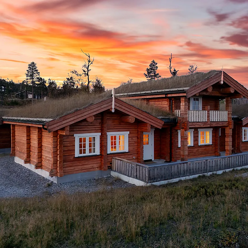 Modern 5-Bedroom Cabin with Expansive Garden and Terrace in Nesbyen