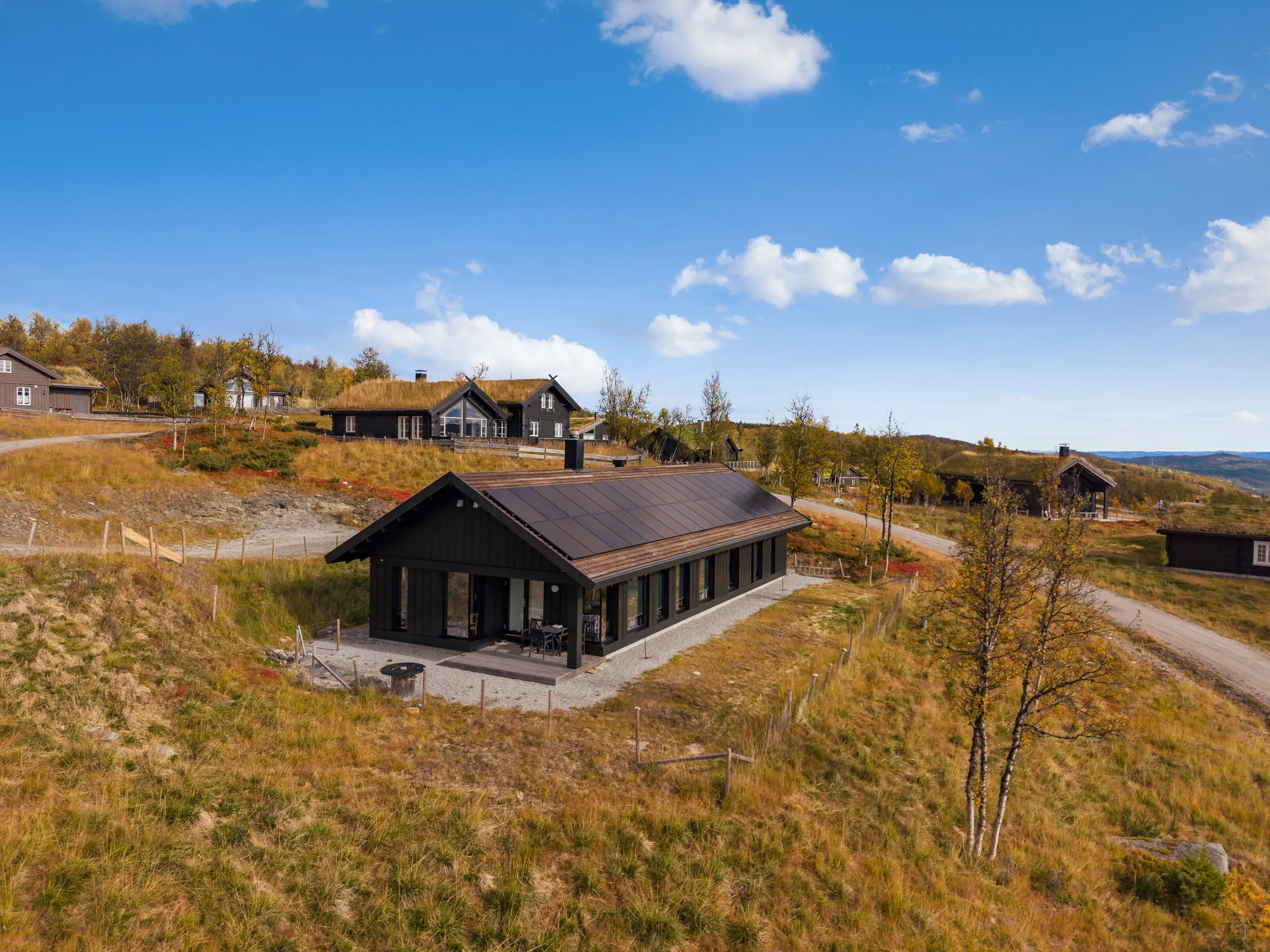 Modernt lanthus med 3 sovrum i Ål, med stor terrass och parkering - Visa bild 35 av 40