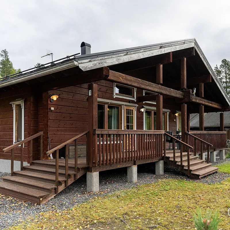 2-Bedroom Furnished Cabin with Garden and Terrace in Scenic Jämsä, Finland