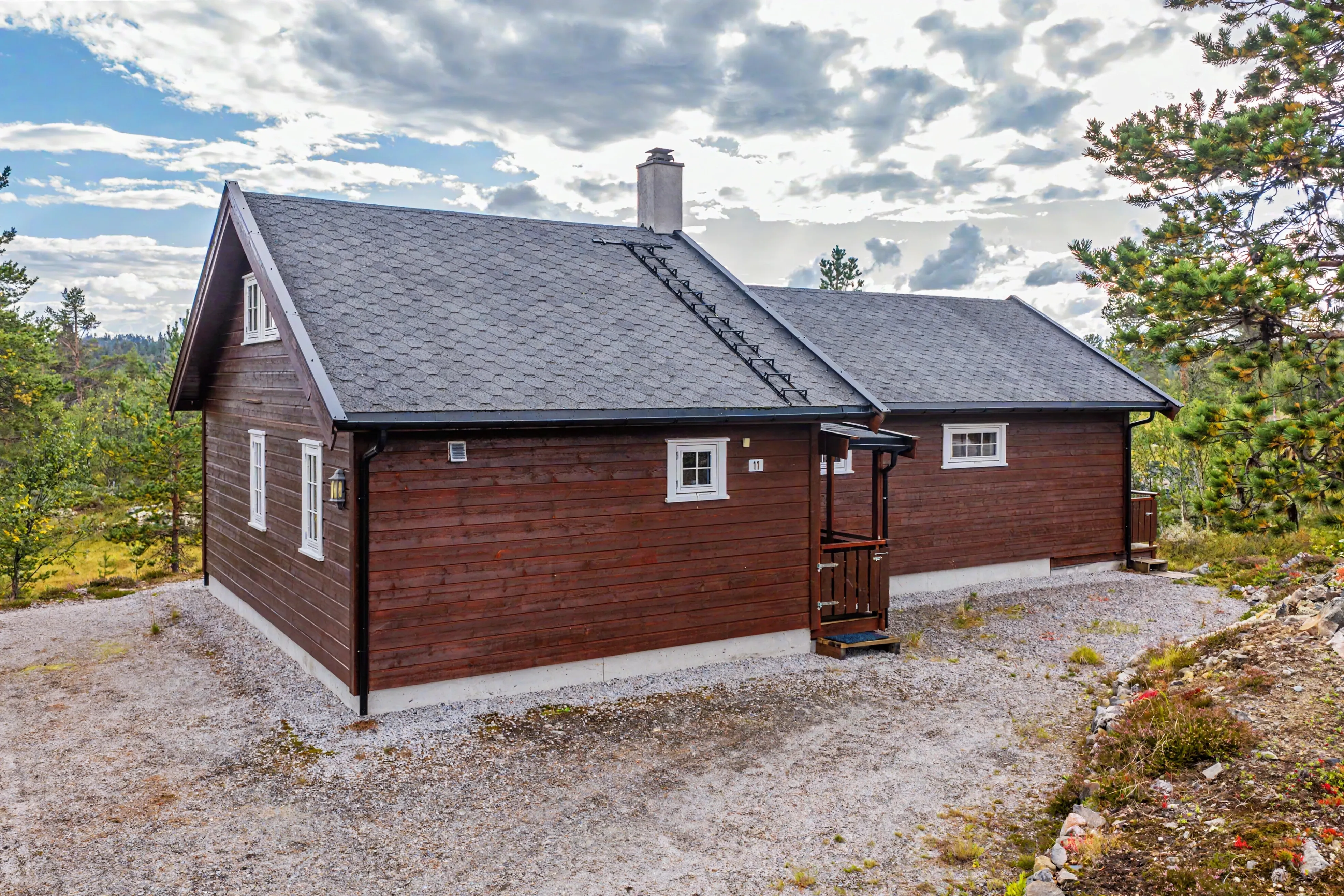 Modern 3-Bedroom Norwegian Cabin with Expansive Terrace in Nesbyen - Image 3