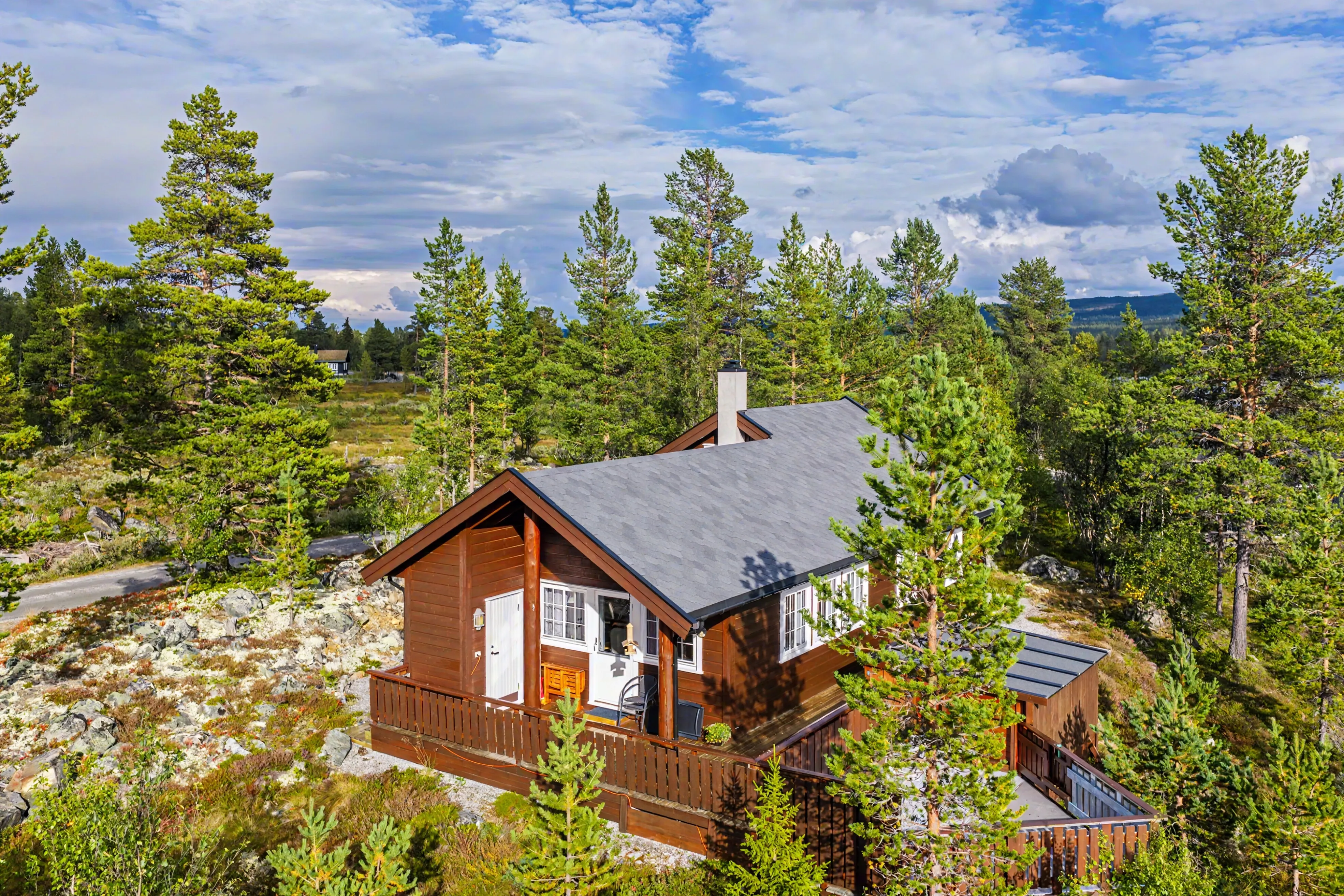 Modern 3-Bedroom Norwegian Cabin with Expansive Terrace in Nesbyen - Image 4