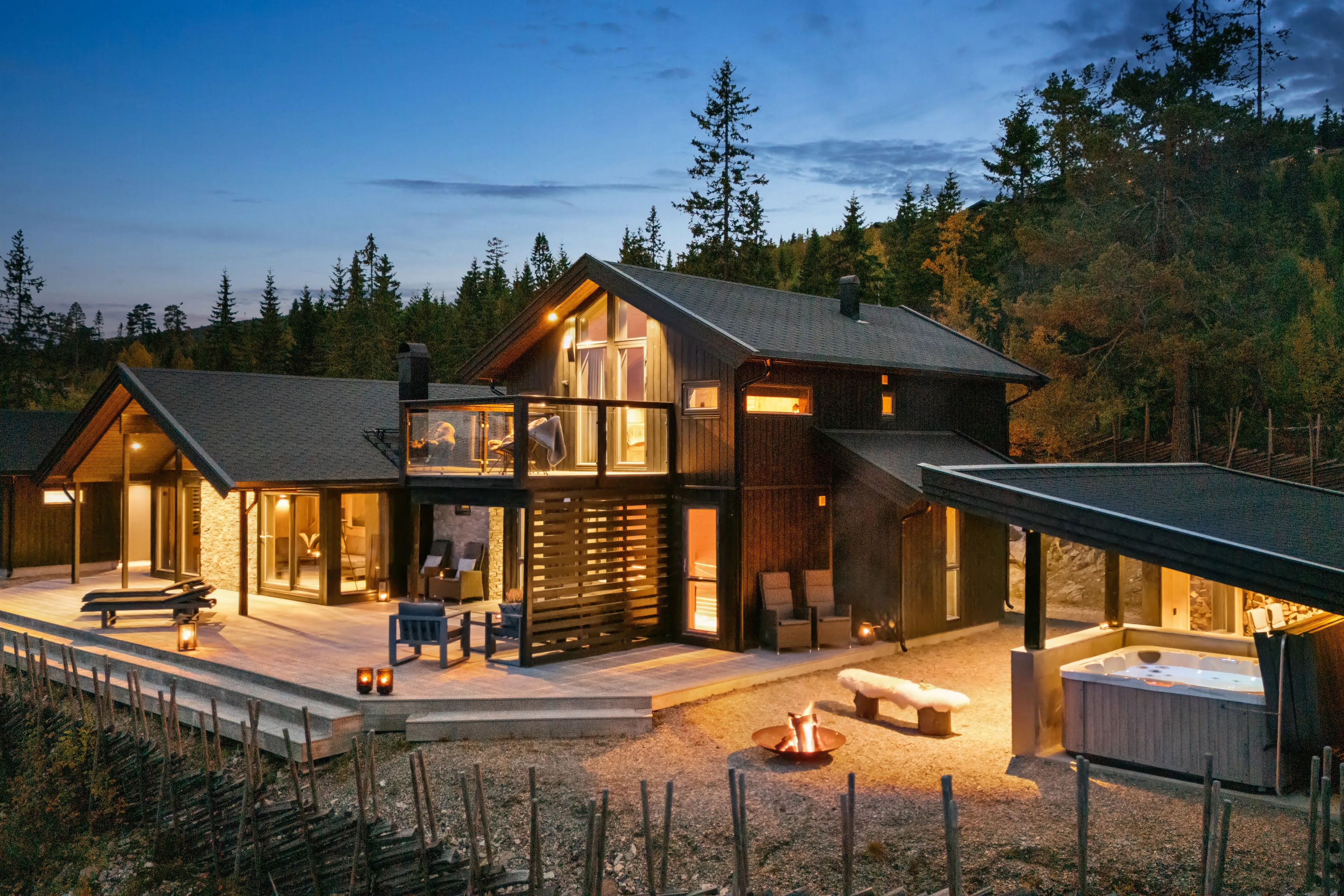 Modern 5-Bedroom Cabin in Birkenåsen with Jacuzzi, Sauna, and Large Garden - View image 34 of 41