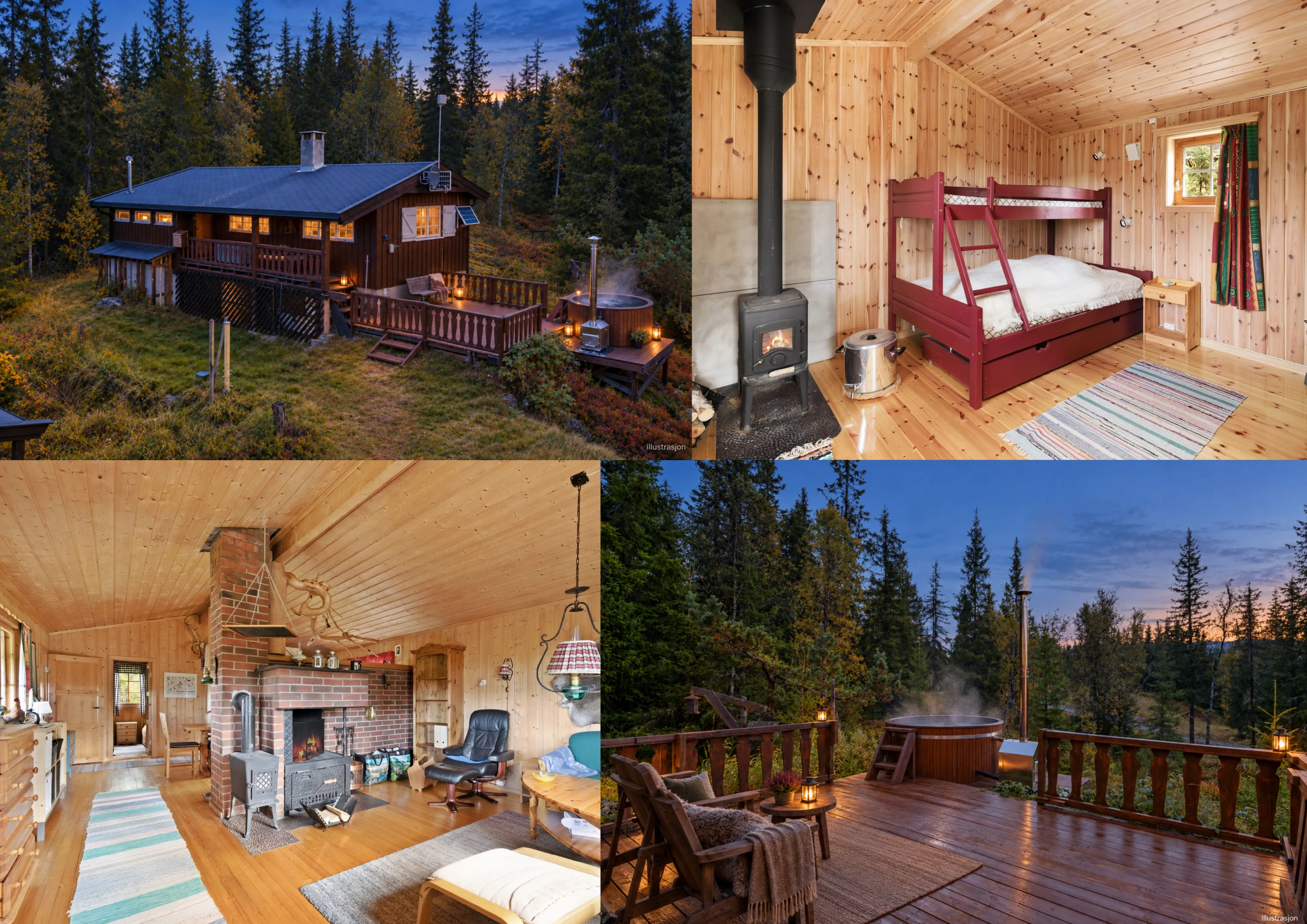 1970s Norwegian Retreat with Terrace and Spa in Veneli - Image 2