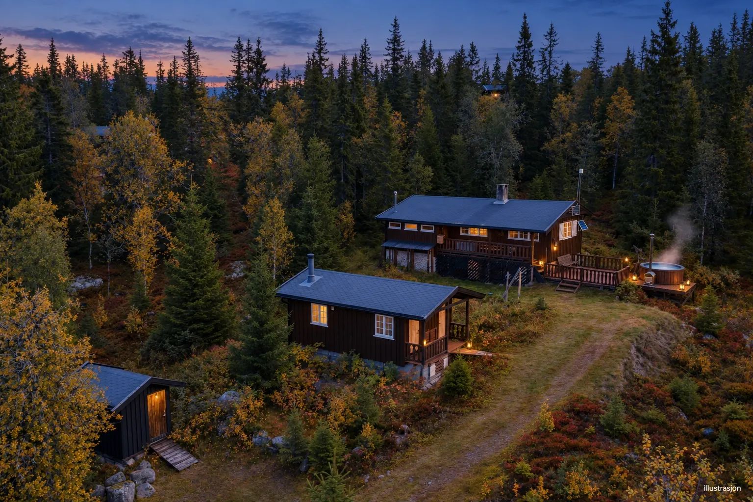 1970s Norwegian Retreat with Terrace and Spa in Veneli - View image 6 of 46