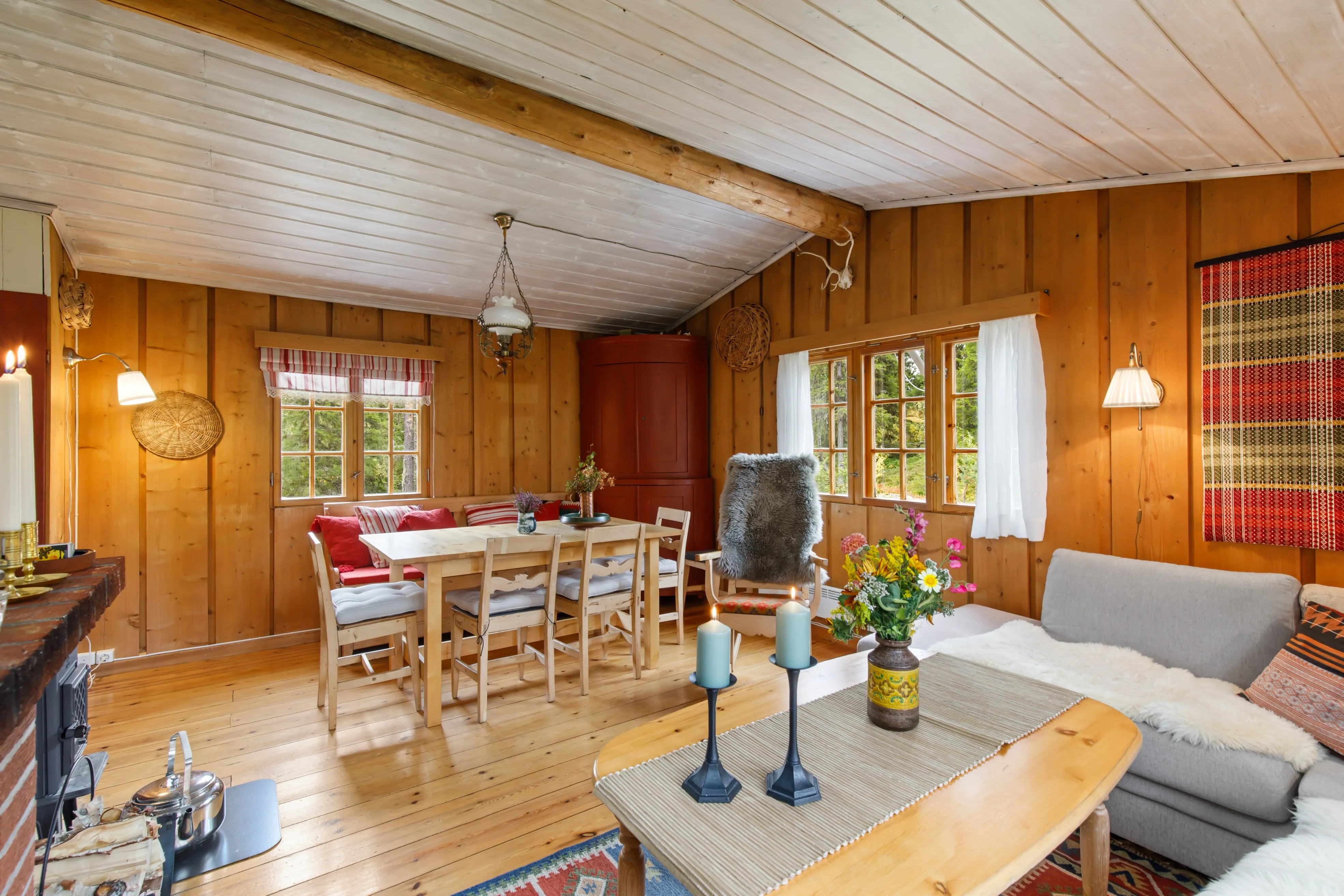 1960s Three-Bedroom Cabin with Terrace in Eggedal, Norway - View image 11 of 49