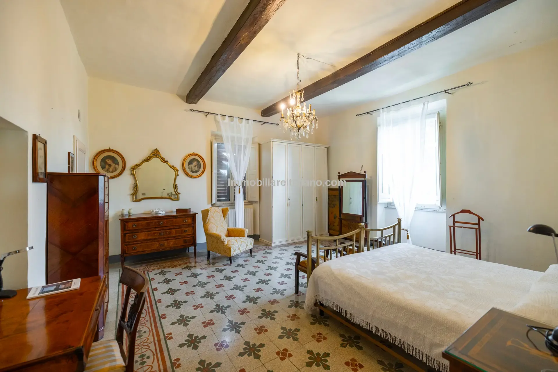 Art Nouveau Villa in Tuscany: 7 Bedrooms, Pool, Guest Apartment - View image 42 of 49