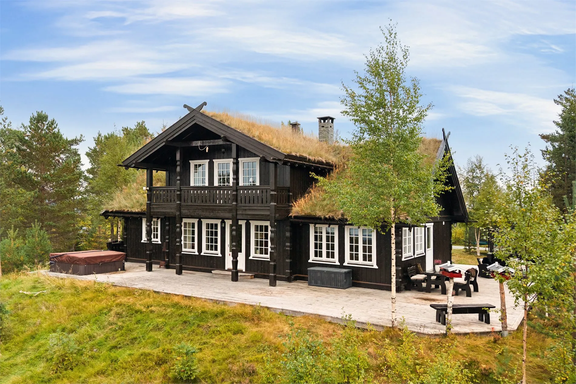 Moderne landsted med 6 soveværelser og stor terrasse i Krøderen, Norge - Image 1