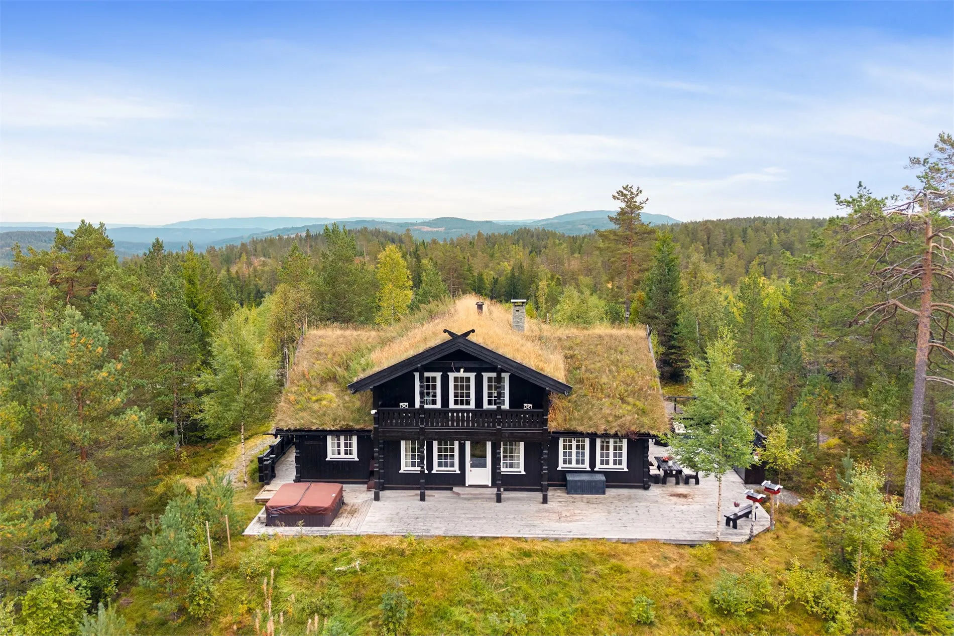 Moderne landsted med 6 soveværelser og stor terrasse i Krøderen, Norge - Image 2