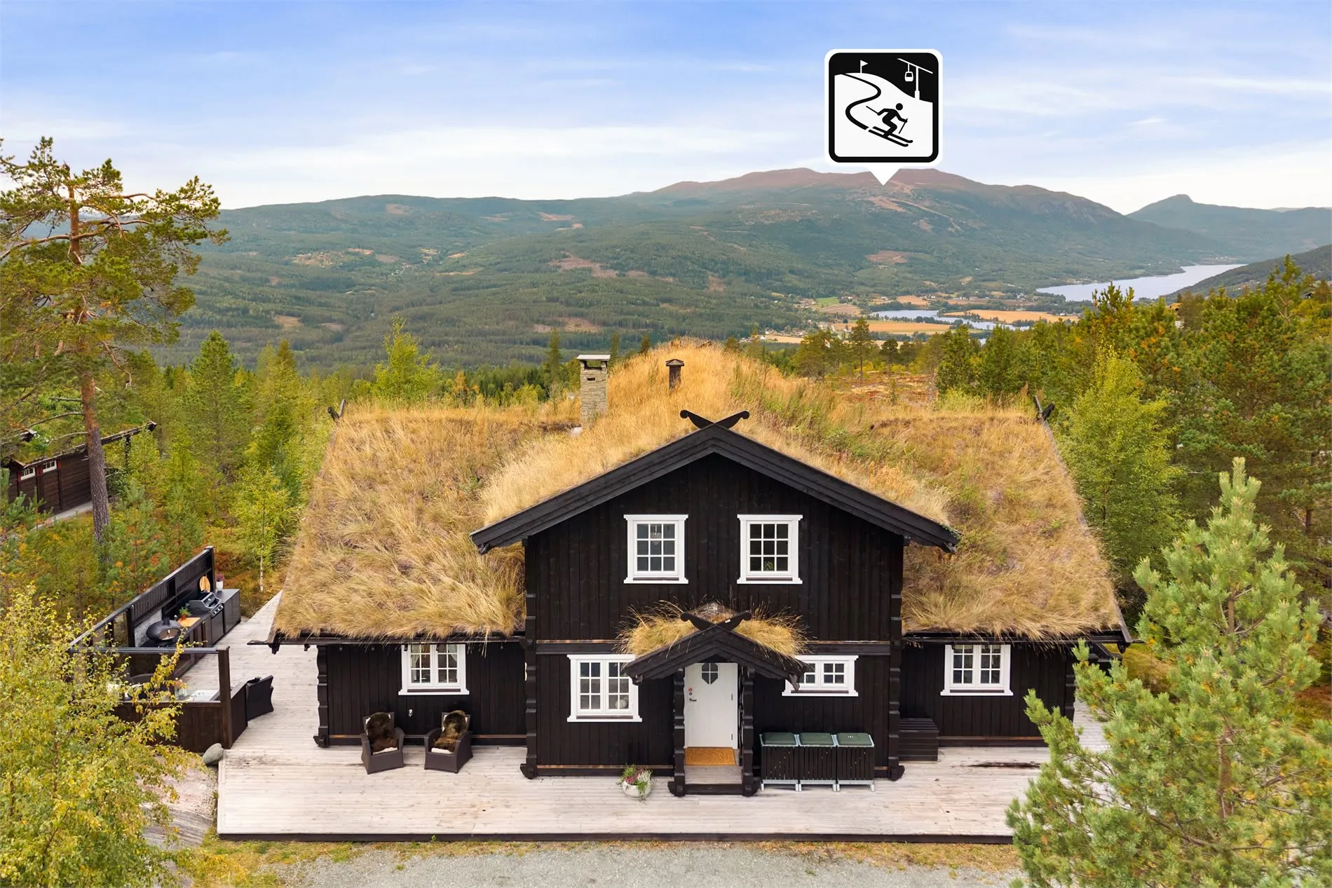 Moderne landsted med 6 soveværelser og stor terrasse i Krøderen, Norge - Image 3