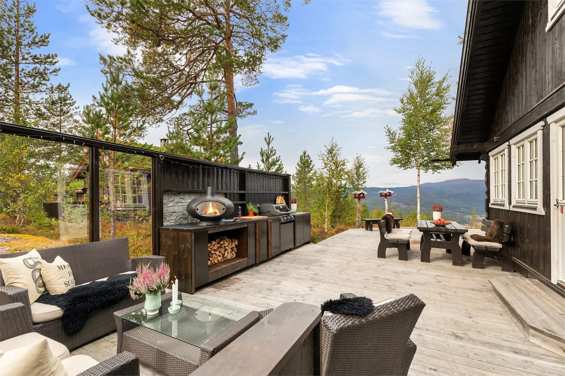 Moderne landsted med 6 soveværelser og stor terrasse i Krøderen, Norge - Vis billede 39 af 41
