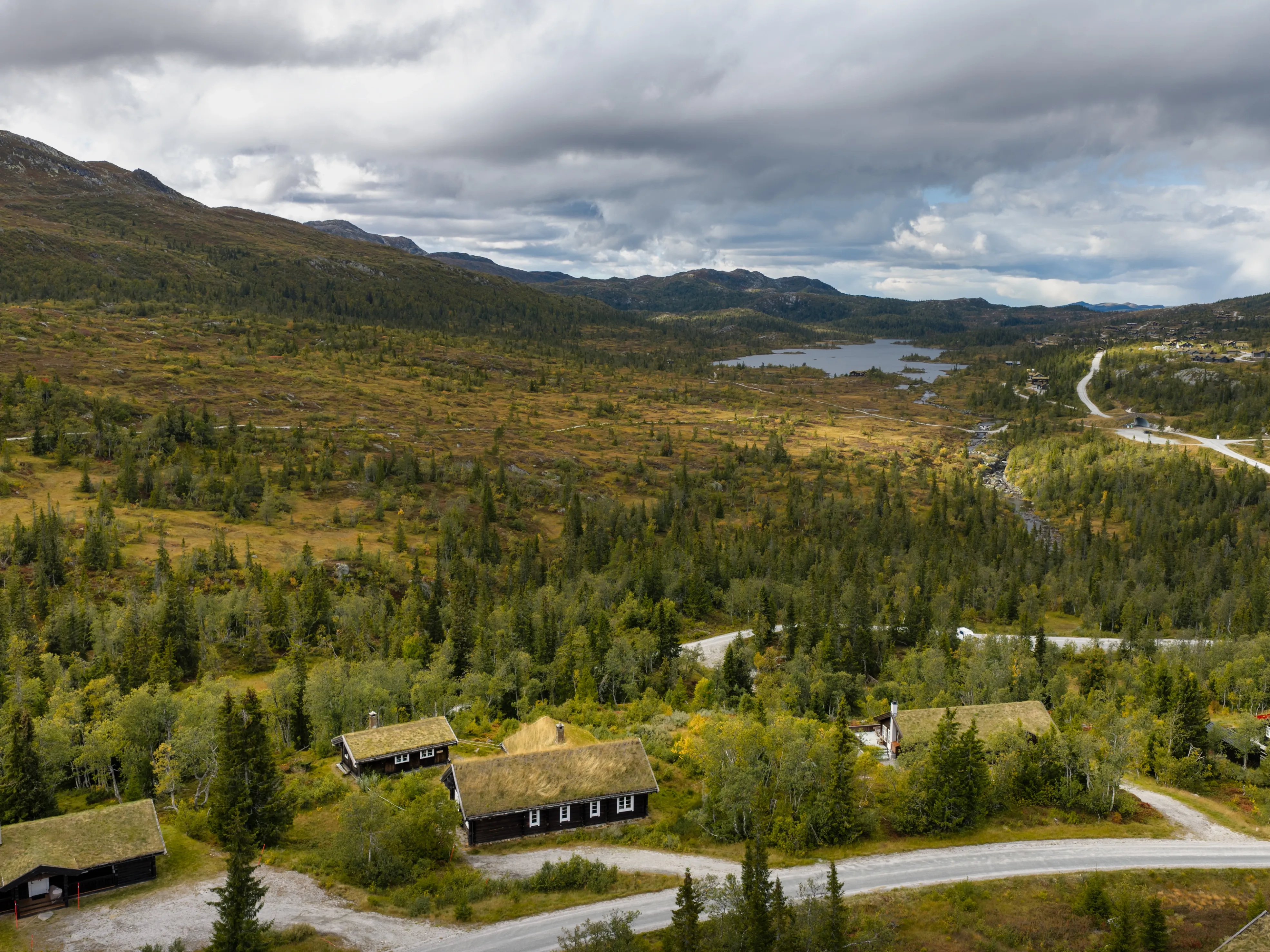 Contemporary Log Cabin with Guest House in Scenic Høgevarde Norway - Image 3