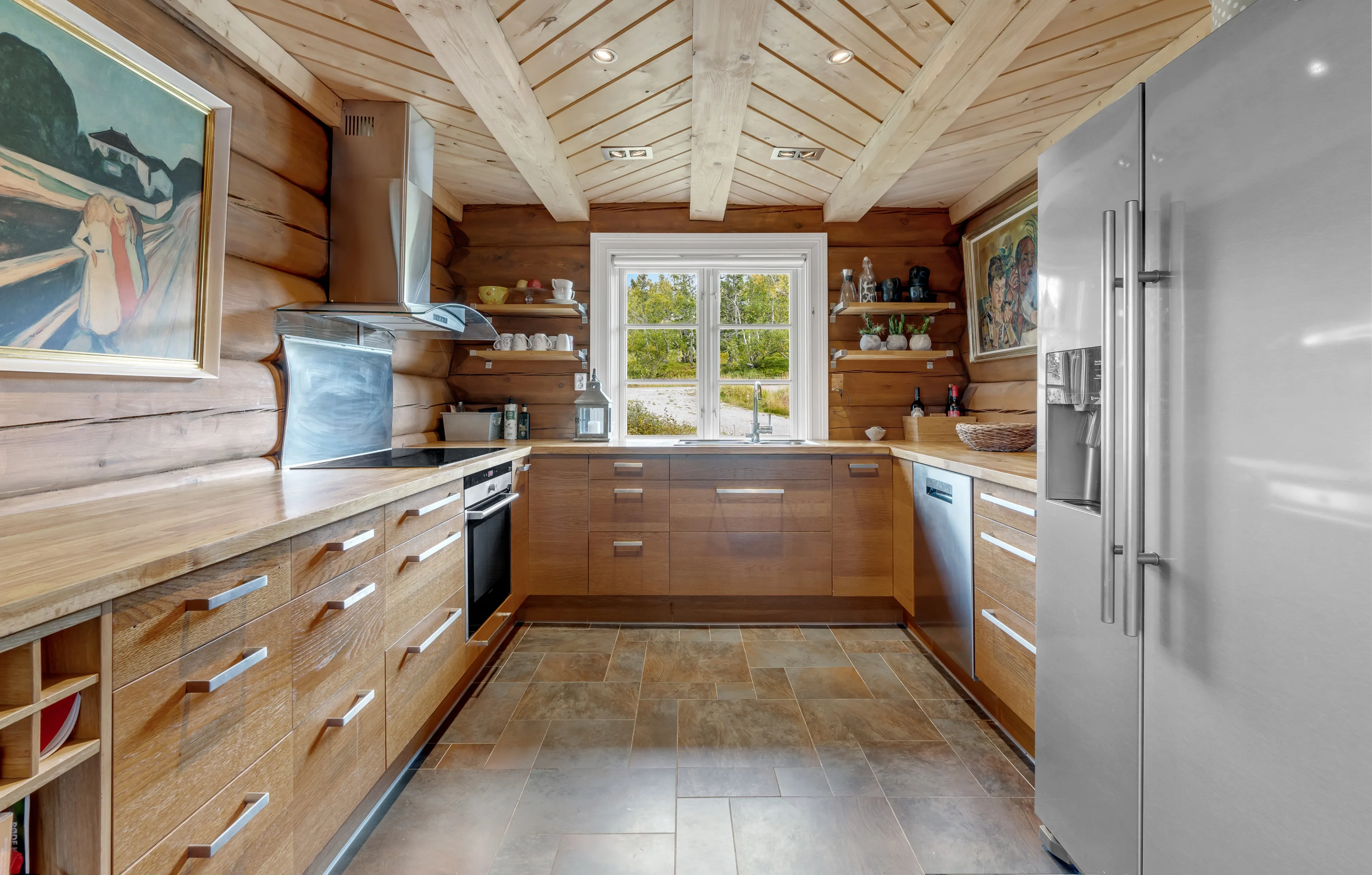 Contemporary Log Cabin with Guest House in Scenic Høgevarde Norway - View image 17 of 51