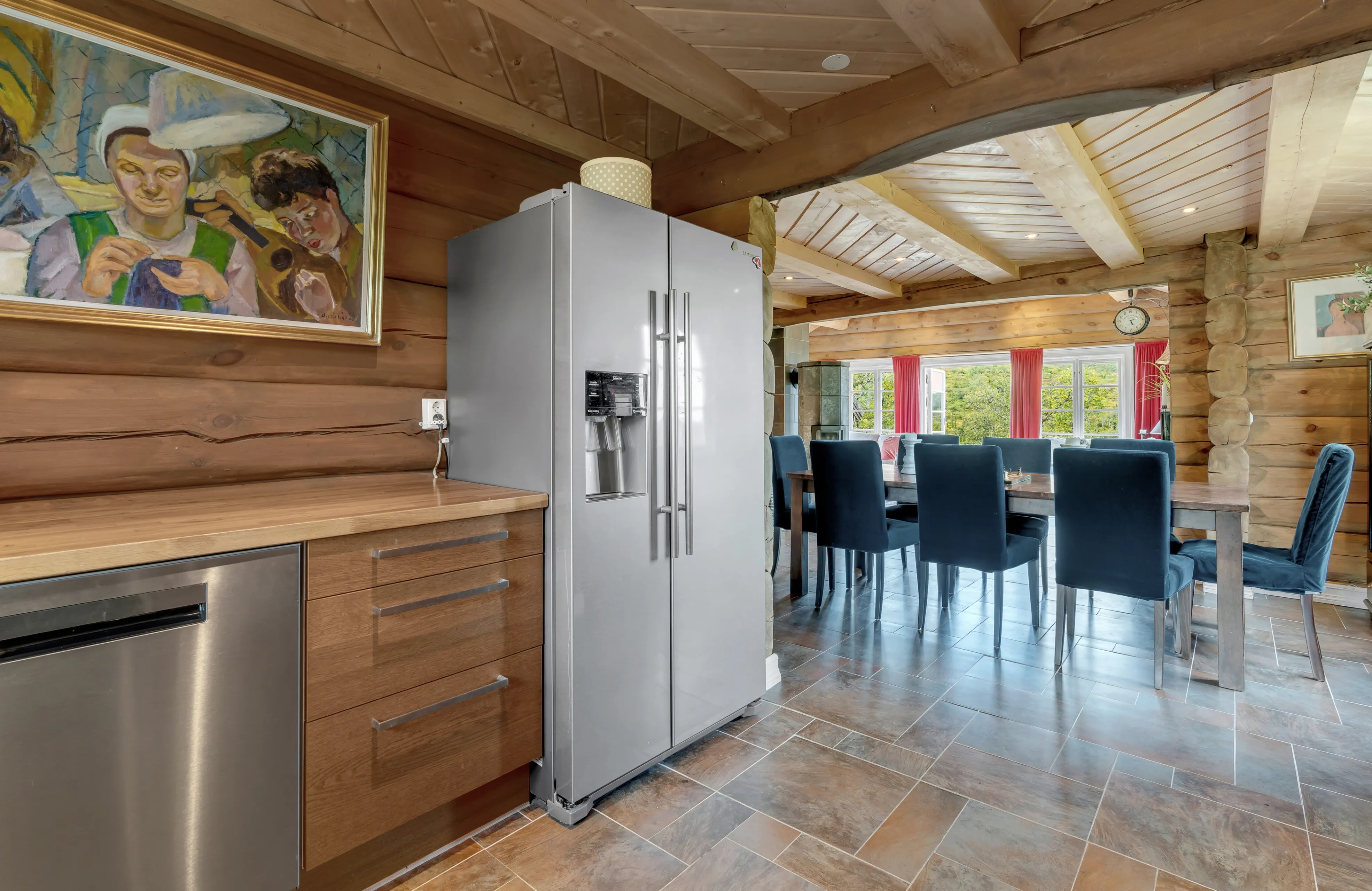 Contemporary Log Cabin with Guest House in Scenic Høgevarde Norway - View image 20 of 51