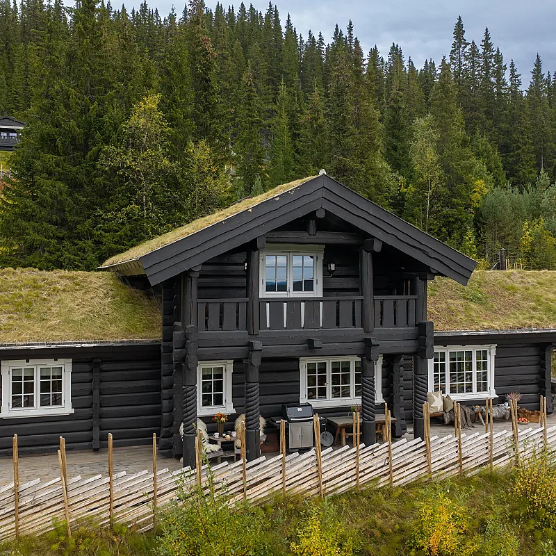 Spacious 6-Bedroom Cabin with Sauna and Annex in Scenic Nesbyen, Norway