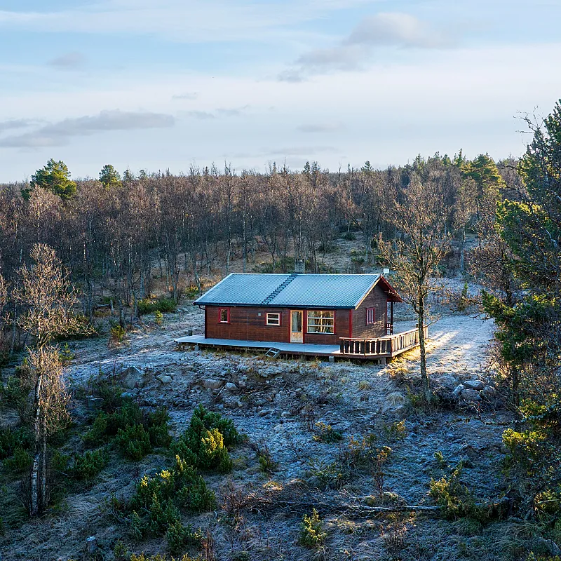 1990s Cabin with Expansive Terrace Near Dagali Ski Centre