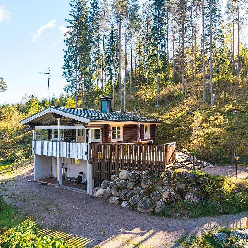 Finnish Cabin with Expansive Garden and Terrace in Porras, Tammela